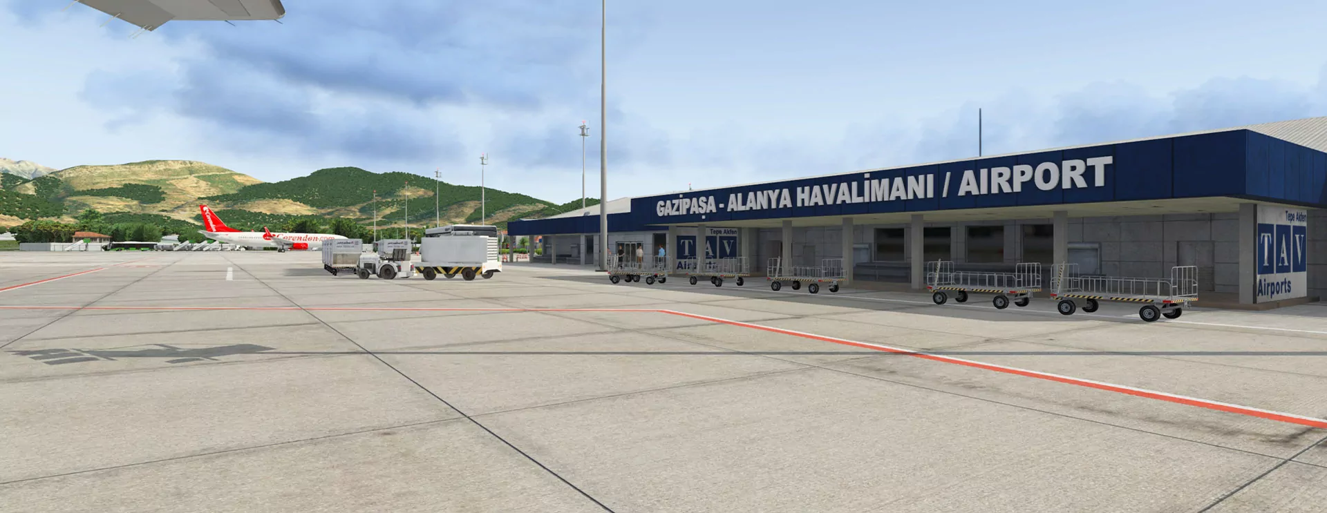 Аэропорт LTFG ( Алания, Турция )