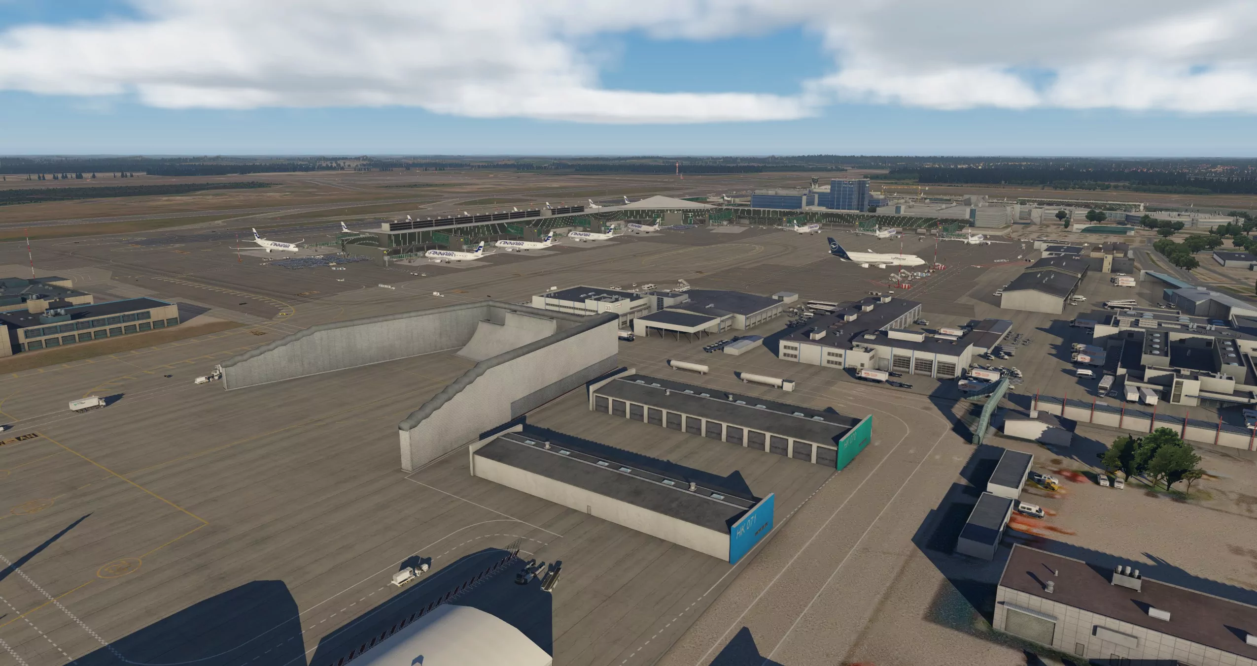 Аэропорт EFHK ( Хельсинки, Финляндия )