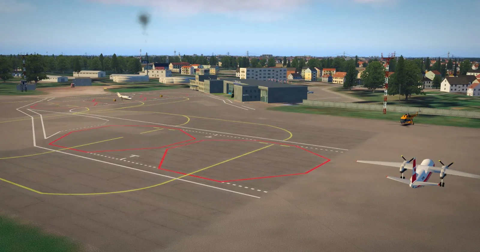 Аэропорт ULOO ( Псков, Россия )