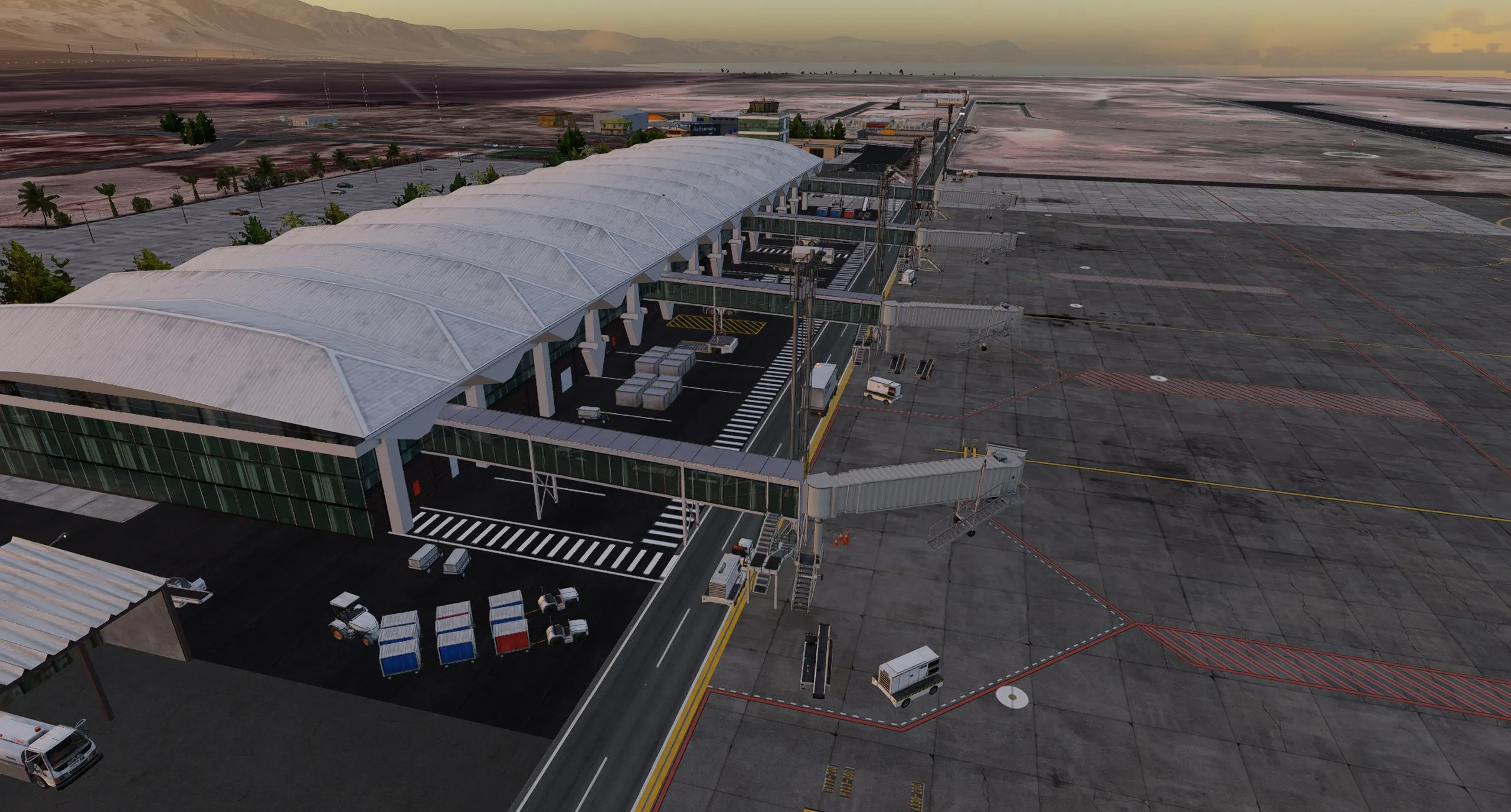 Аэропорт SCFA ( Антофагаста, Чили )