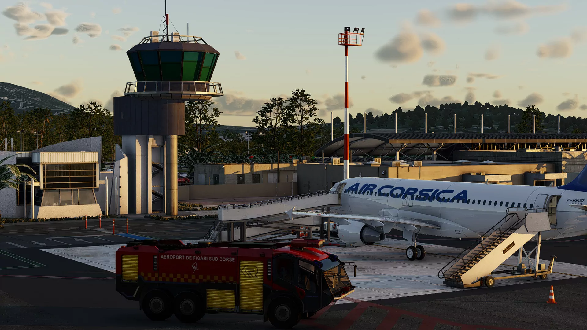 Аэропорт LFKF ( Фигари, Франция )