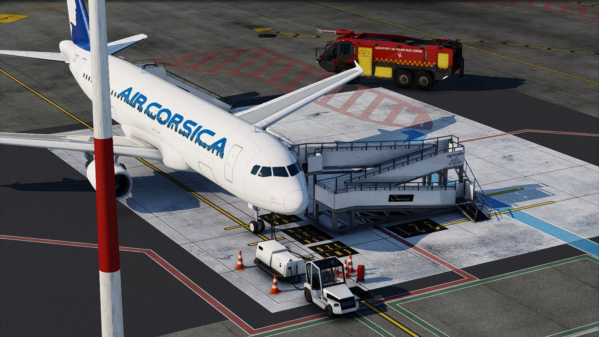 Аэропорт LFKF ( Фигари, Франция )