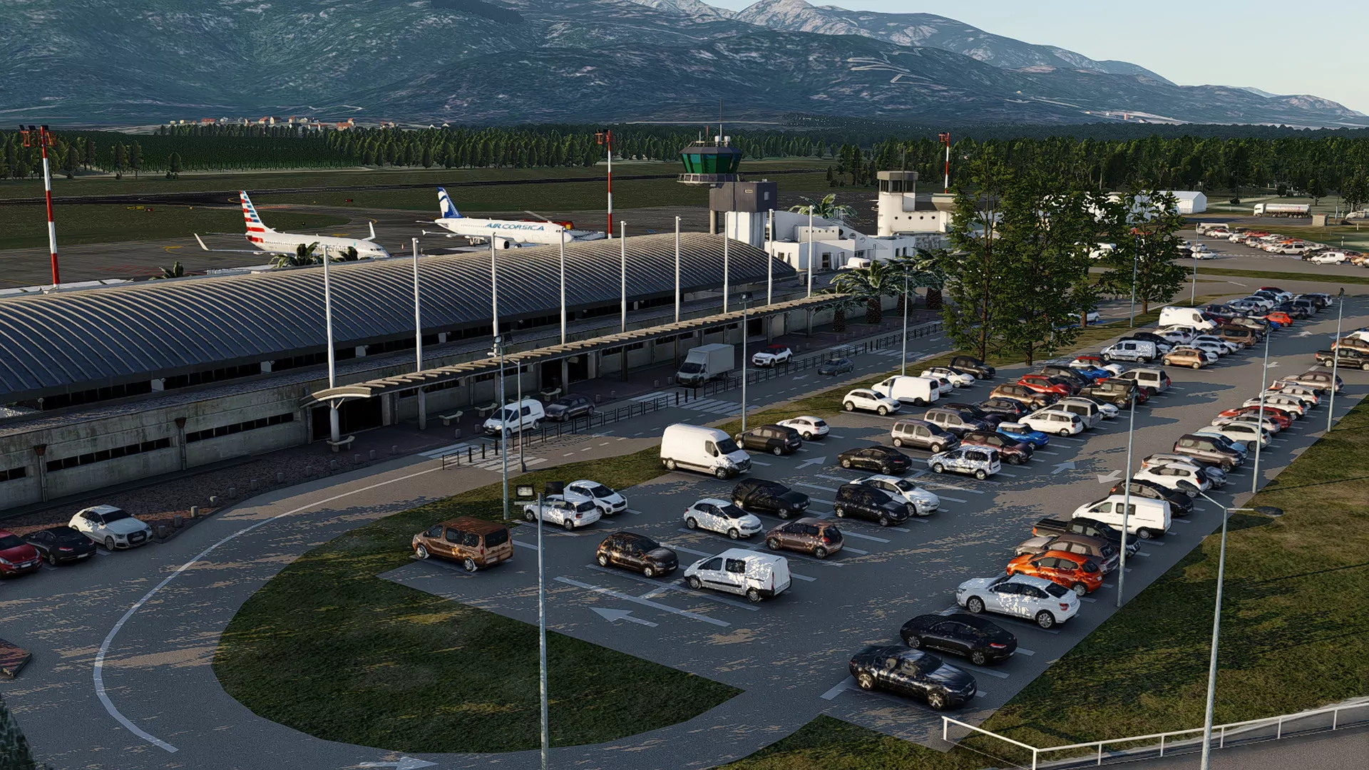 Аэропорт LFKF ( Фигари, Франция )