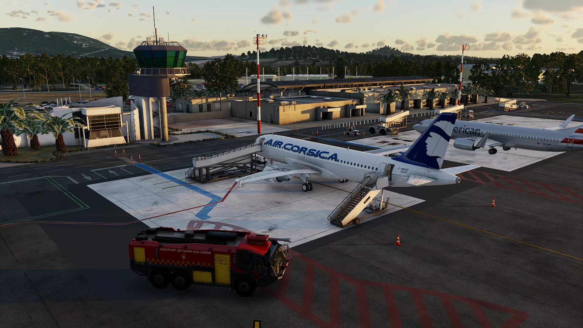 Аэропорт LFKF ( Фигари, Франция )