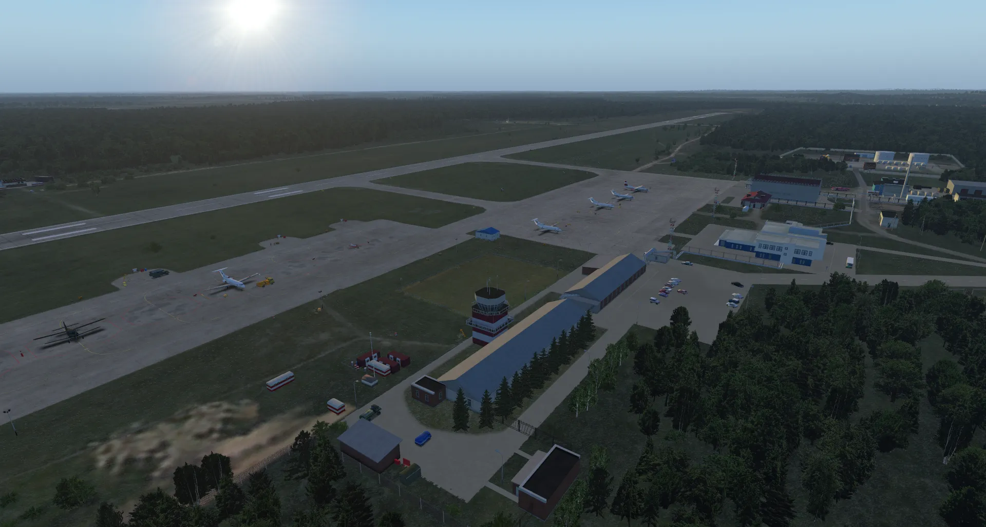 Аэропорт ULWC ( Череповец, Россия )