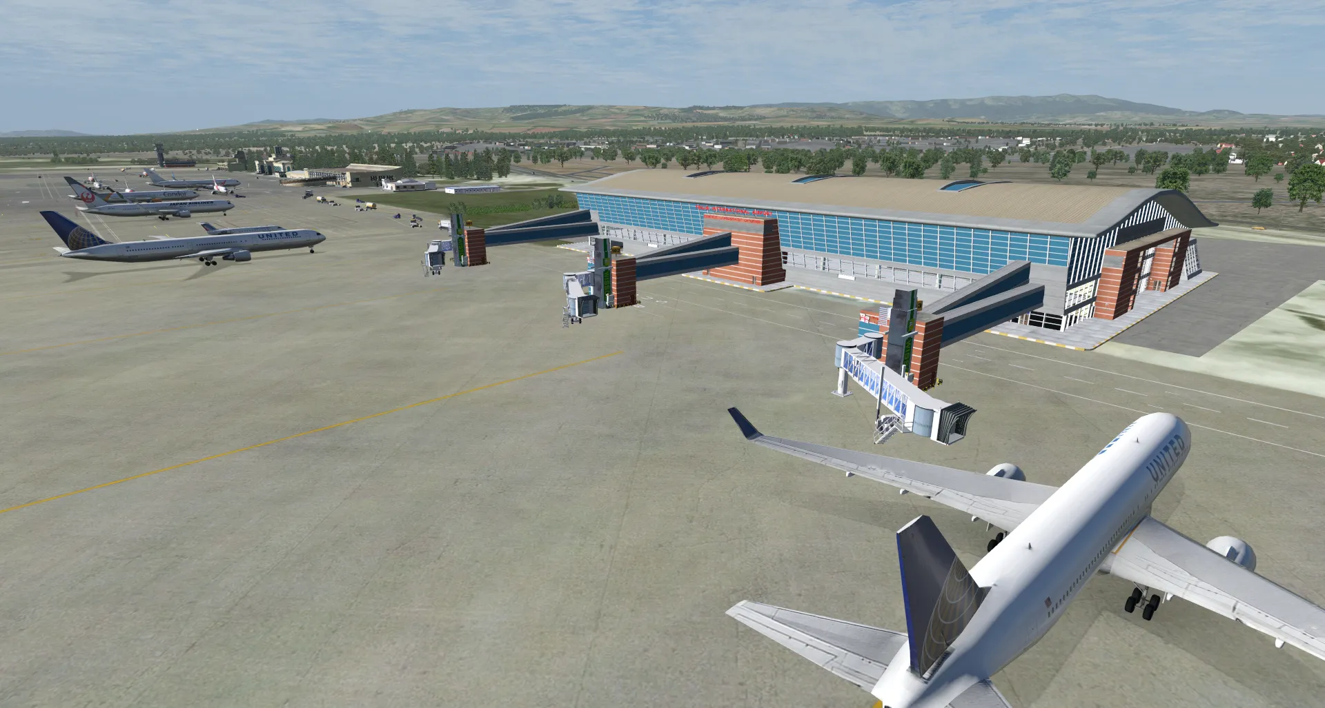 Аэропорт UGTB ( Тбилиси, Грузия )