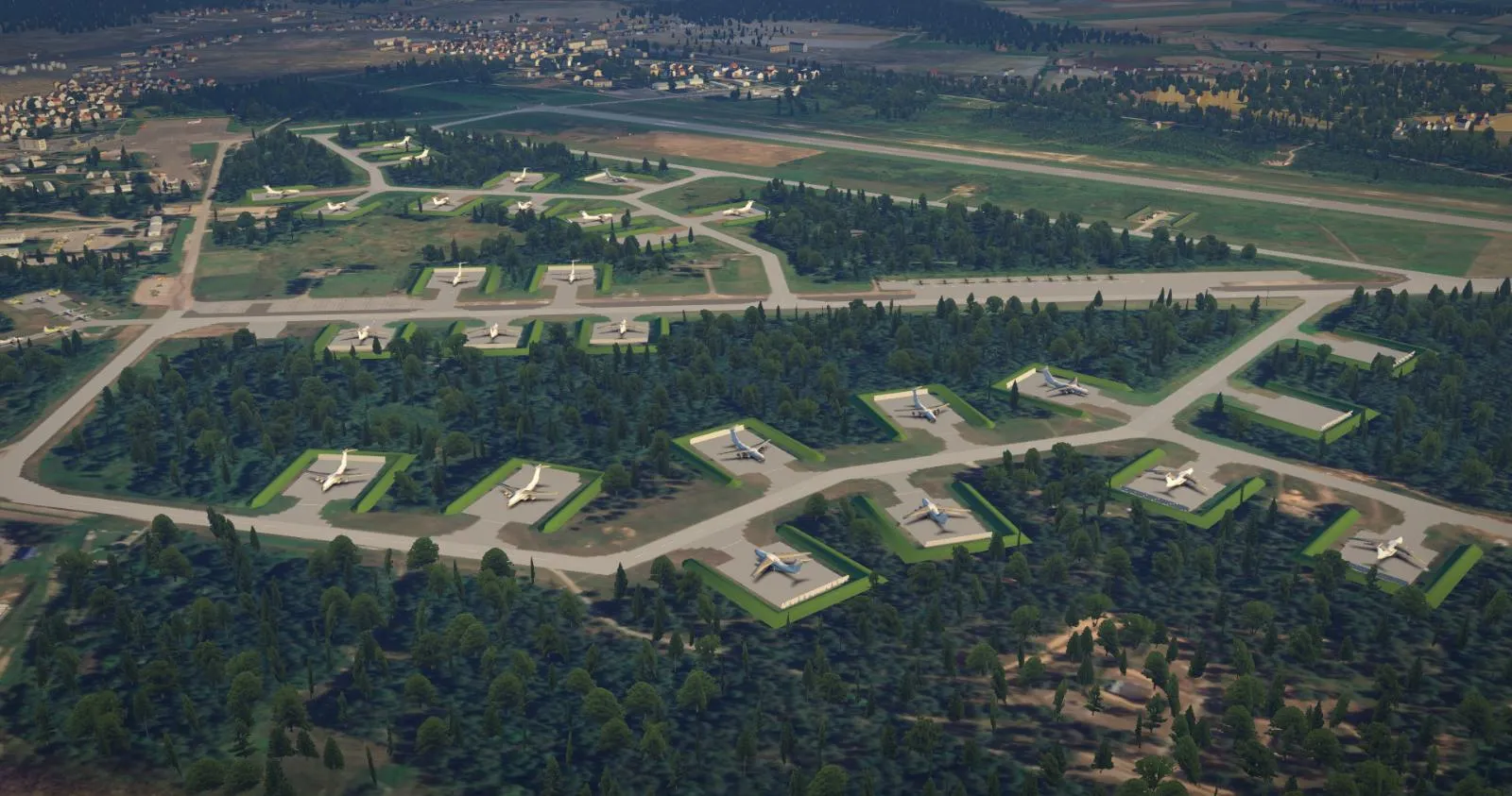 Аэропорт ULOO ( Псков, Россия )