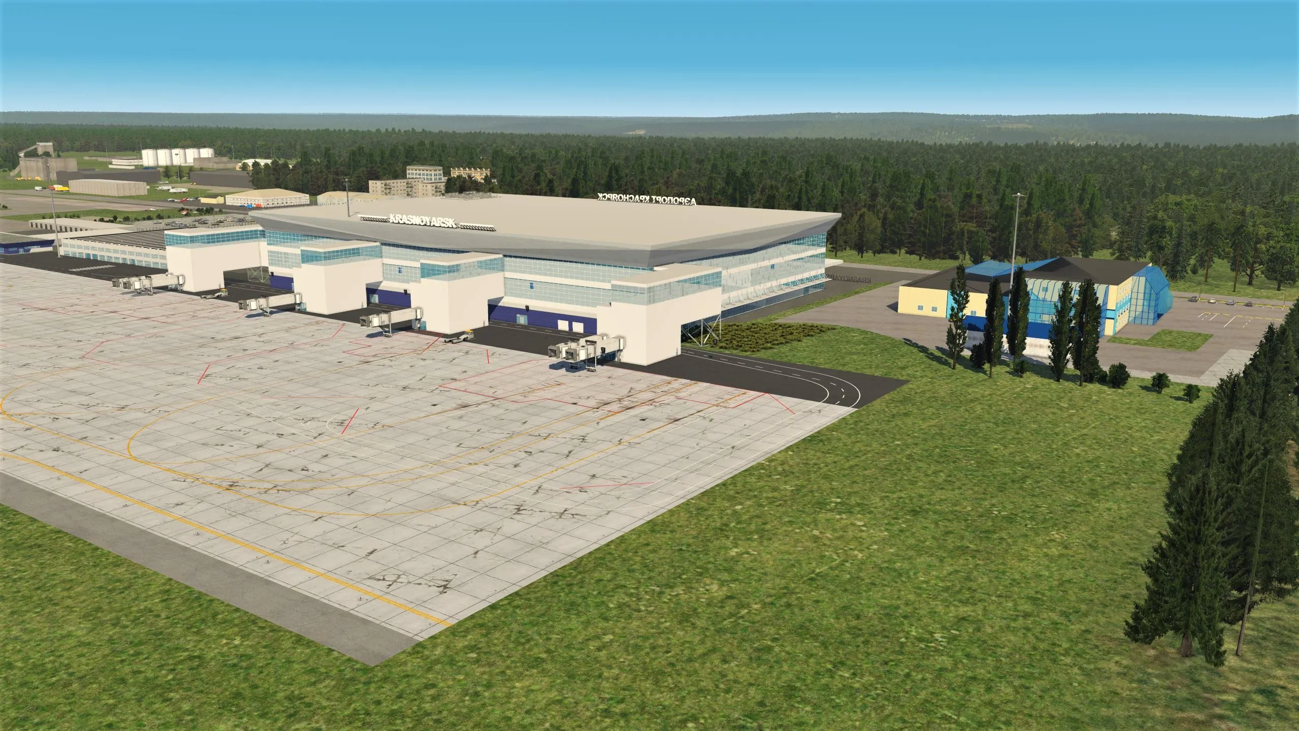 Аэропорт UNKL ( Красноярск, Россия )