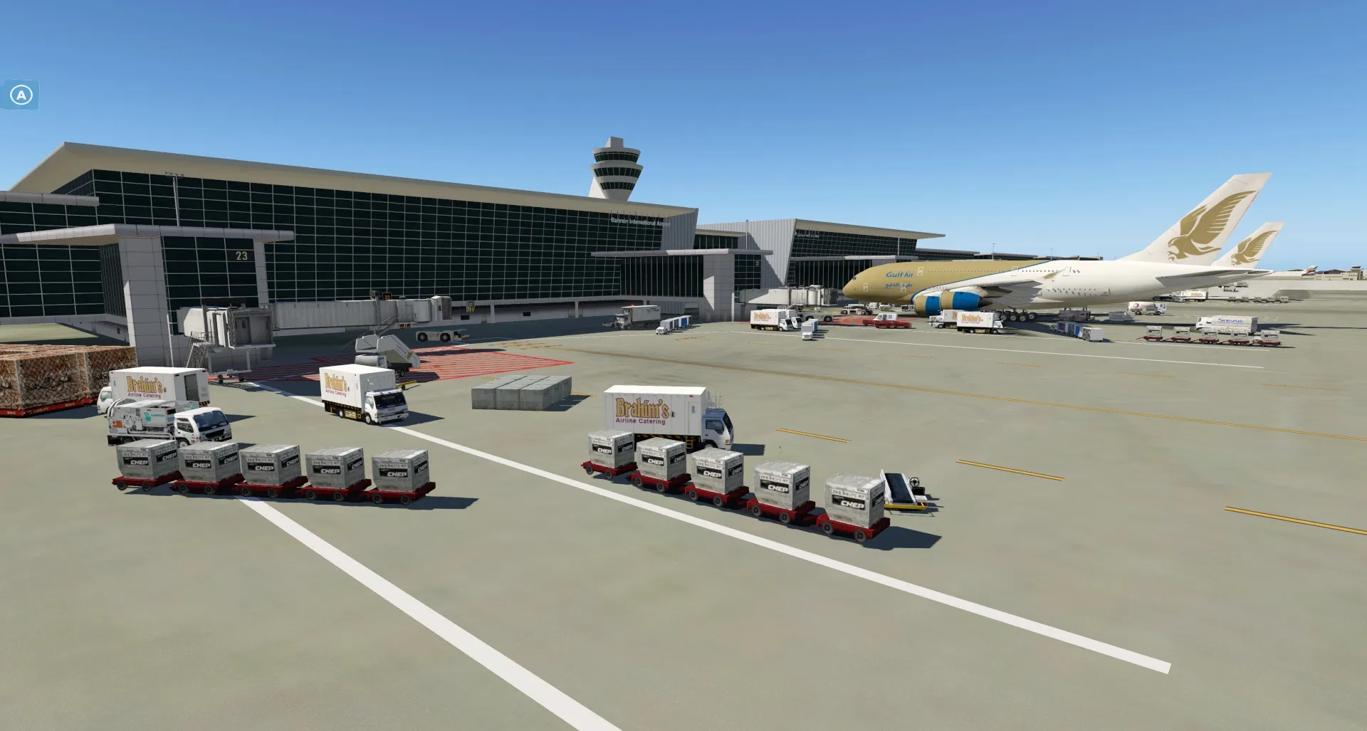 Аэропорт OBBI ( Манама, Бахрейн ) + город