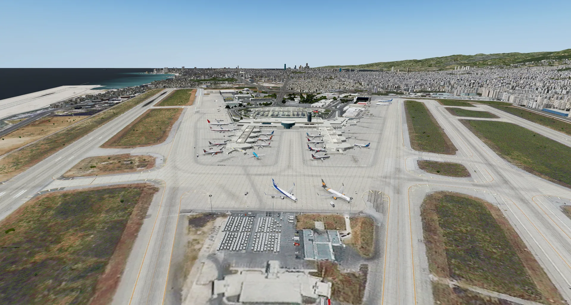 Аэропорт OLBA ( Бейрут, Ливан )