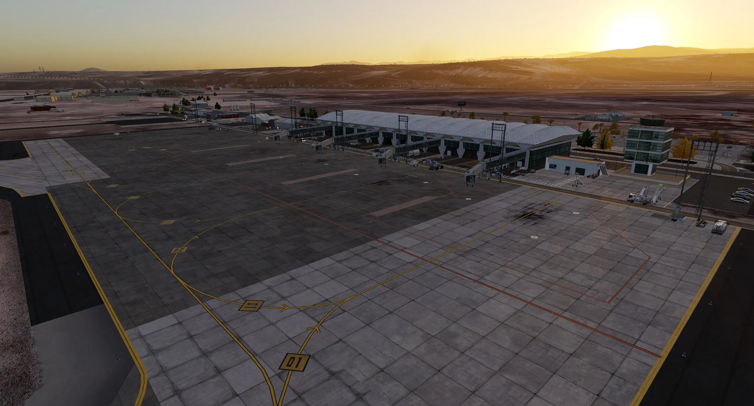 Аэропорт SCFA ( Антофагаста, Чили )