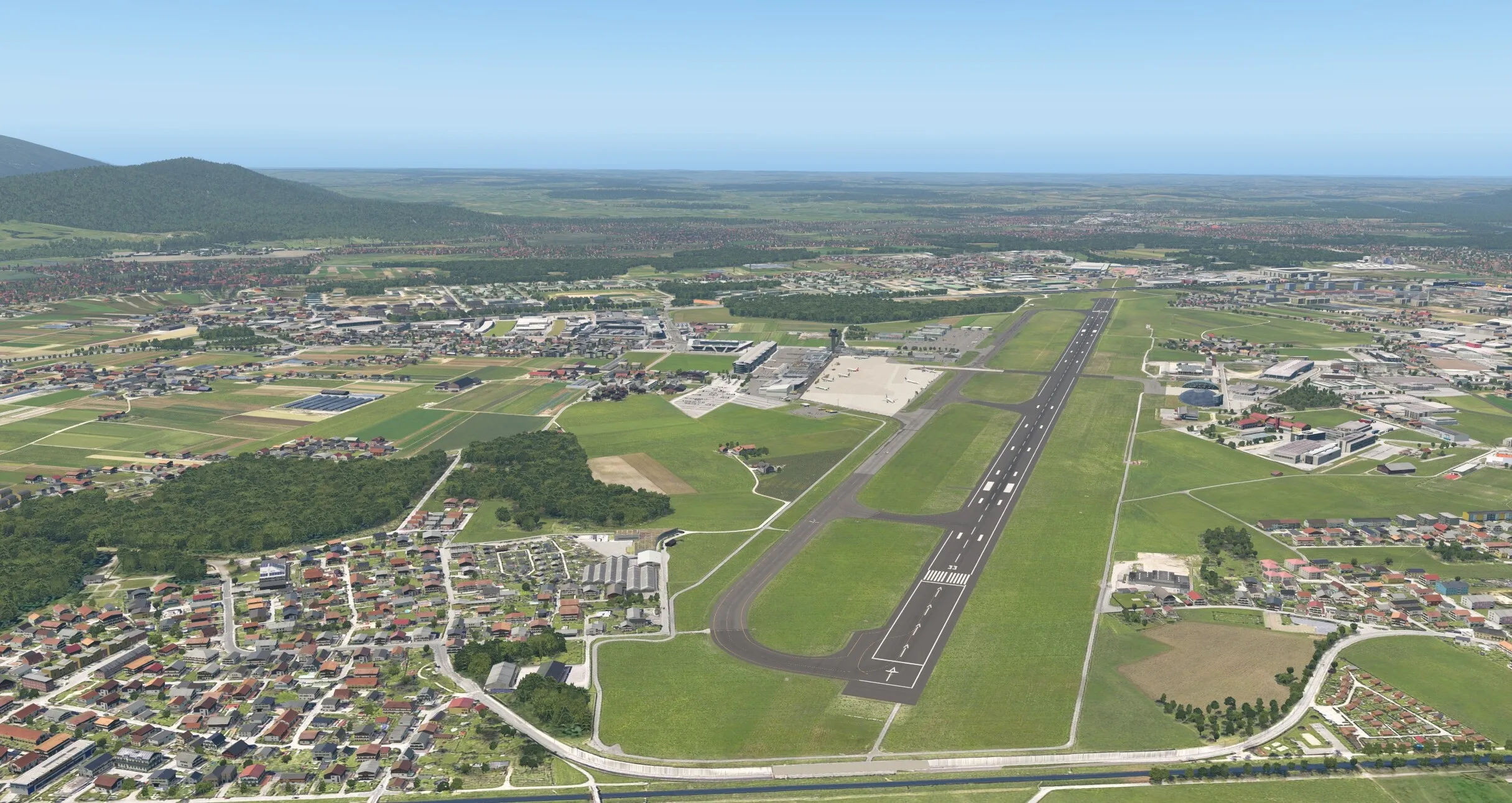 Аэропорт LOWS ( Зальцбург, Австрия ) v2