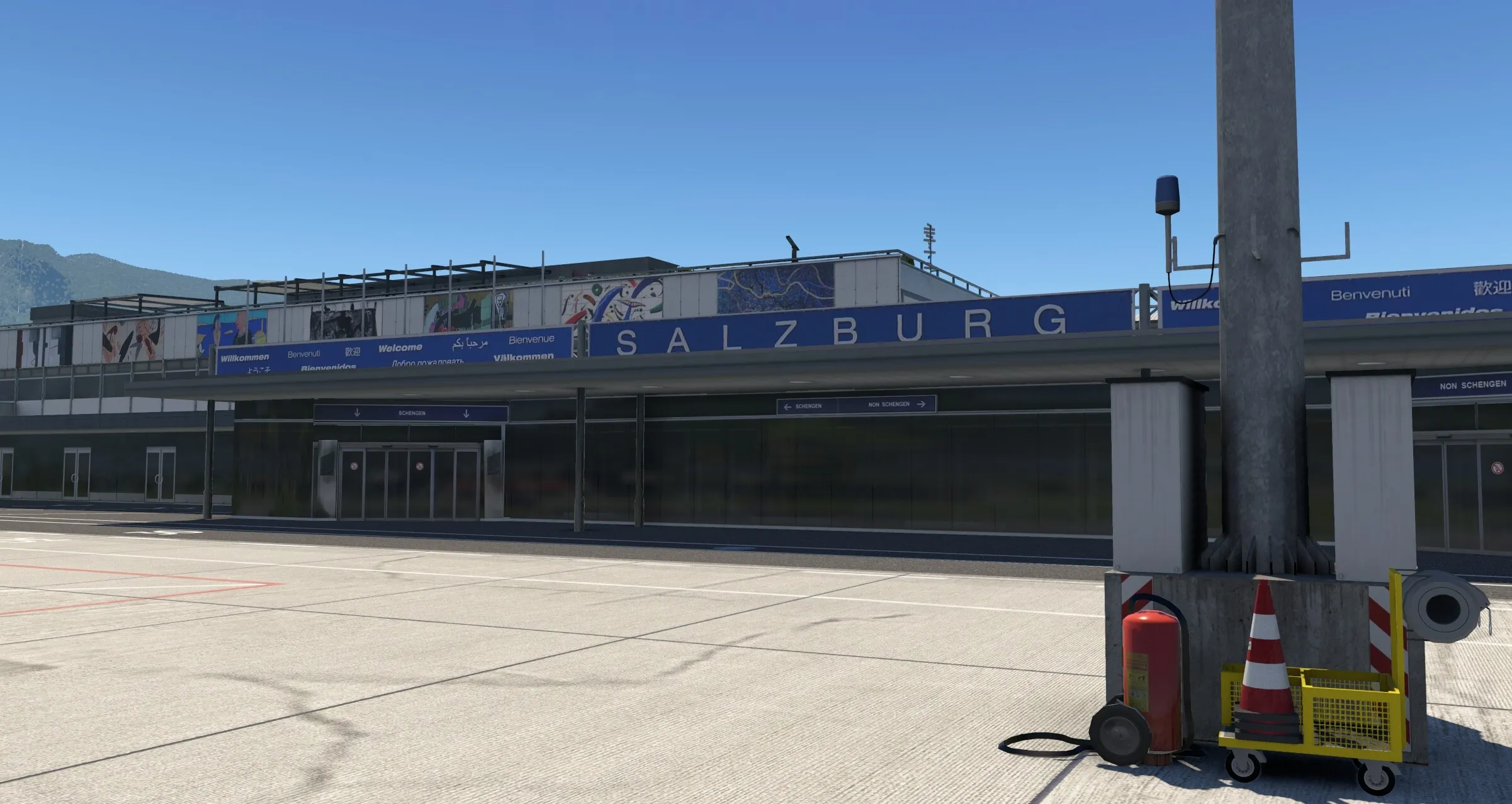 Аэропорт LOWS ( Зальцбург, Австрия ) v2