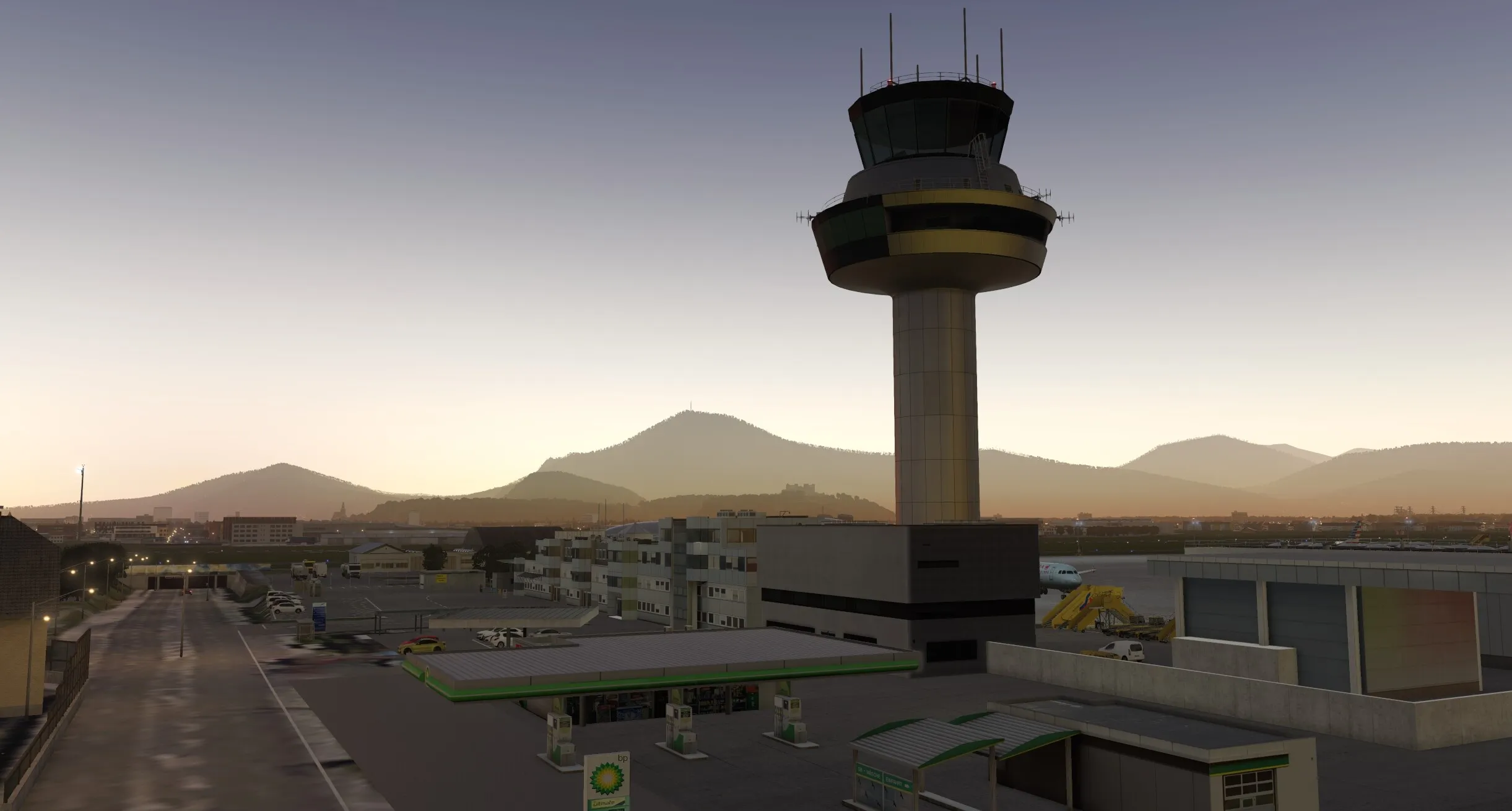 Аэропорт LOWS ( Зальцбург, Австрия ) v2