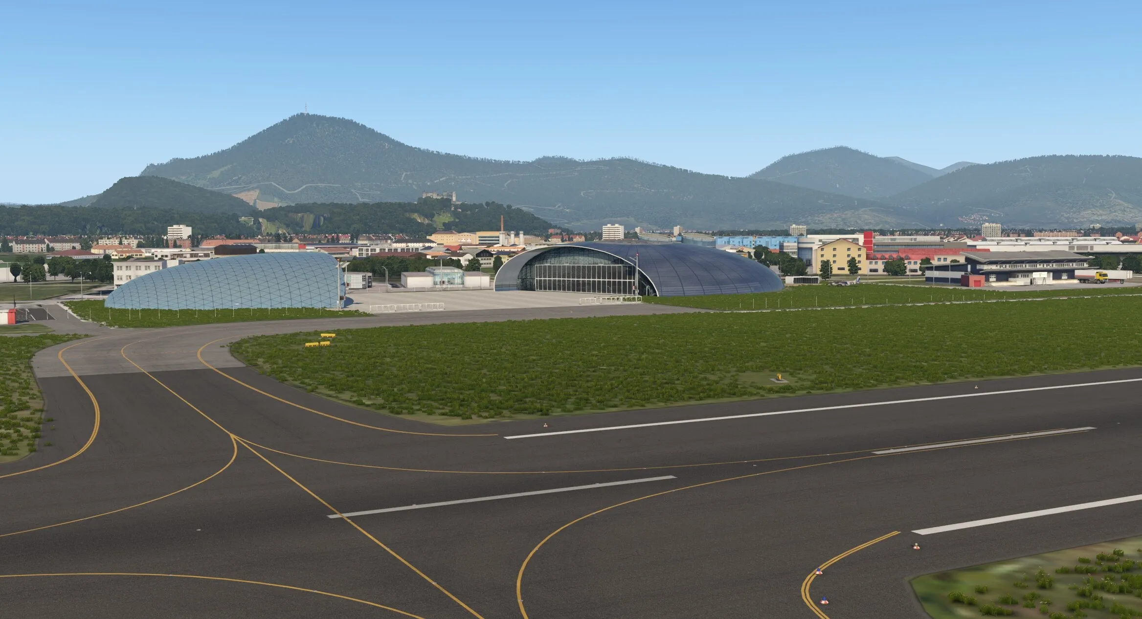 Аэропорт LOWS ( Зальцбург, Австрия ) v2