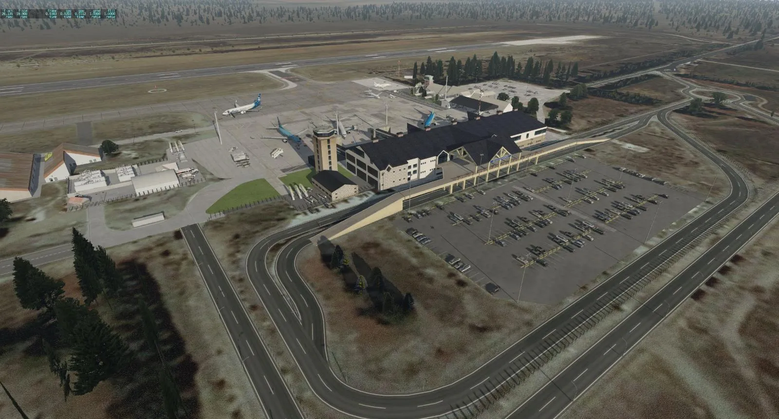 Аэропорт SAZS ( Рио-Негро, Аргентина )