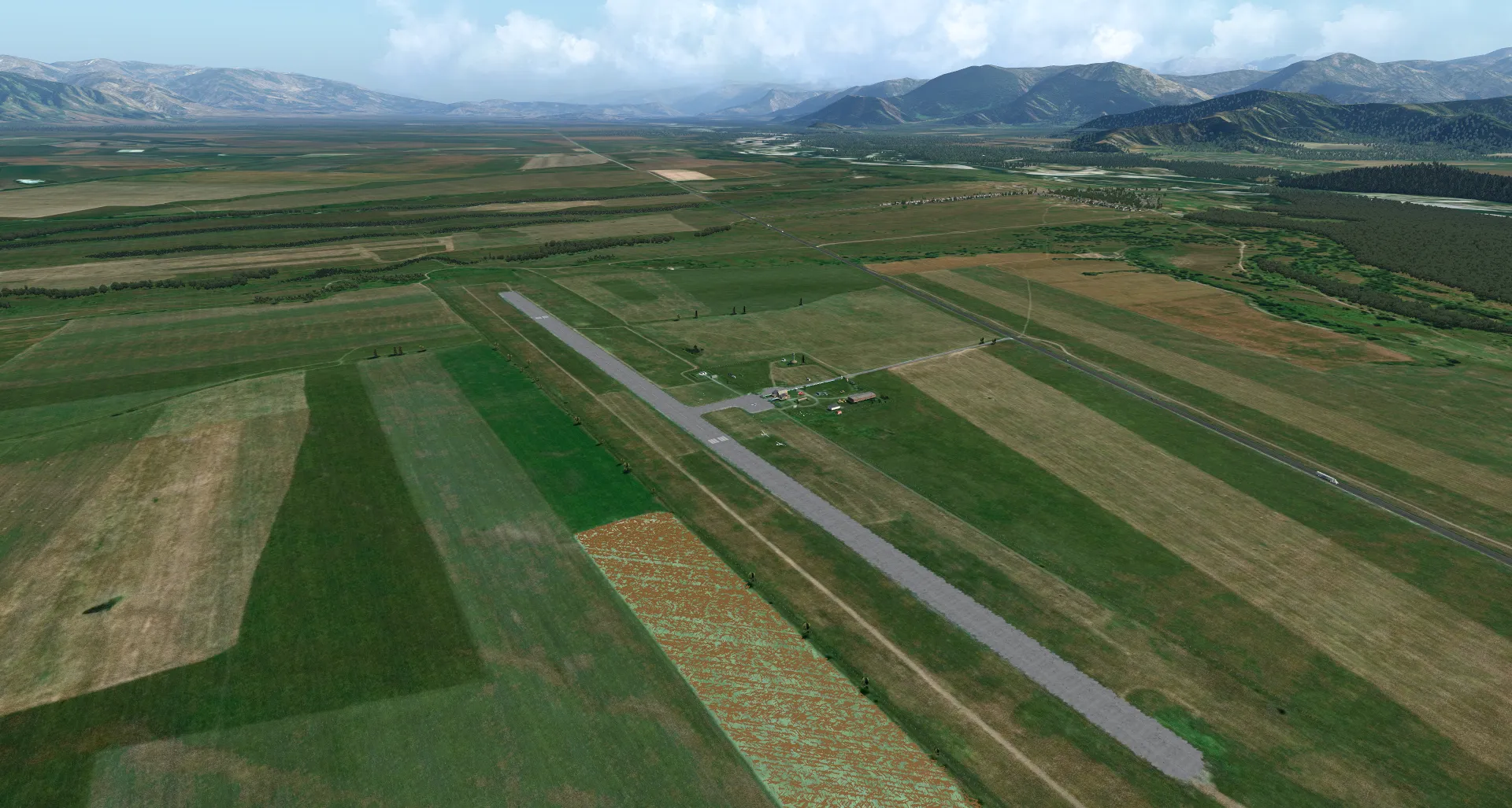 Аэропорт UNBU ( Усть-Кокса, Россия )