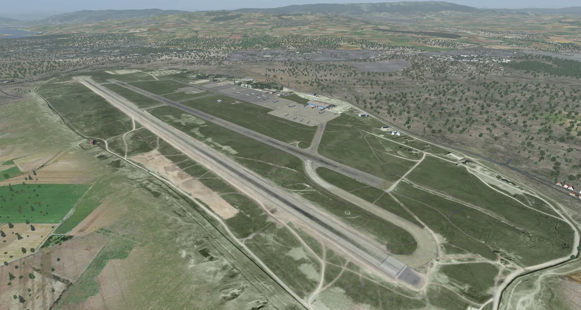 Аэропорт UGTB ( Тбилиси, Грузия )