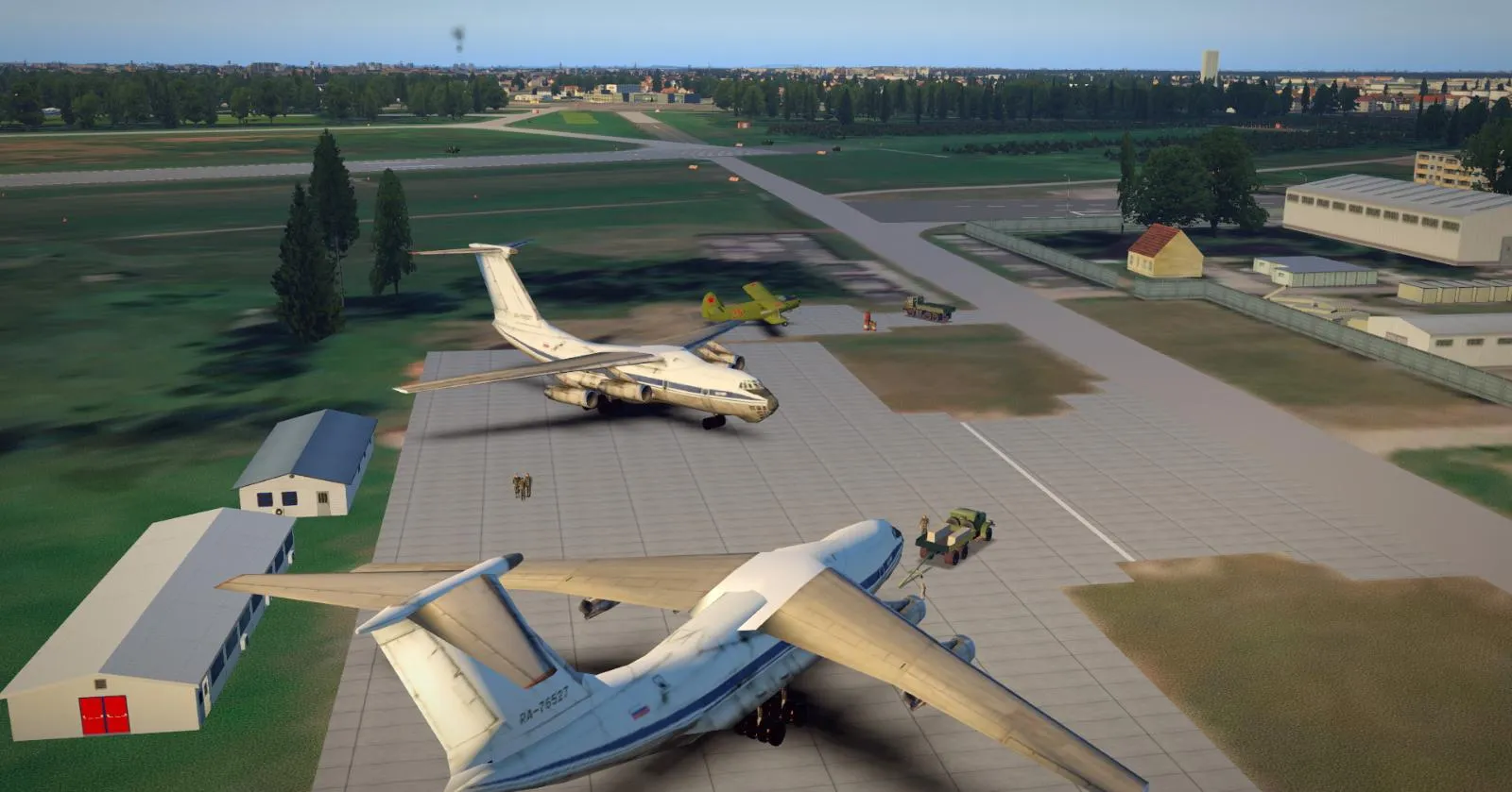 Аэропорт ULOO ( Псков, Россия )