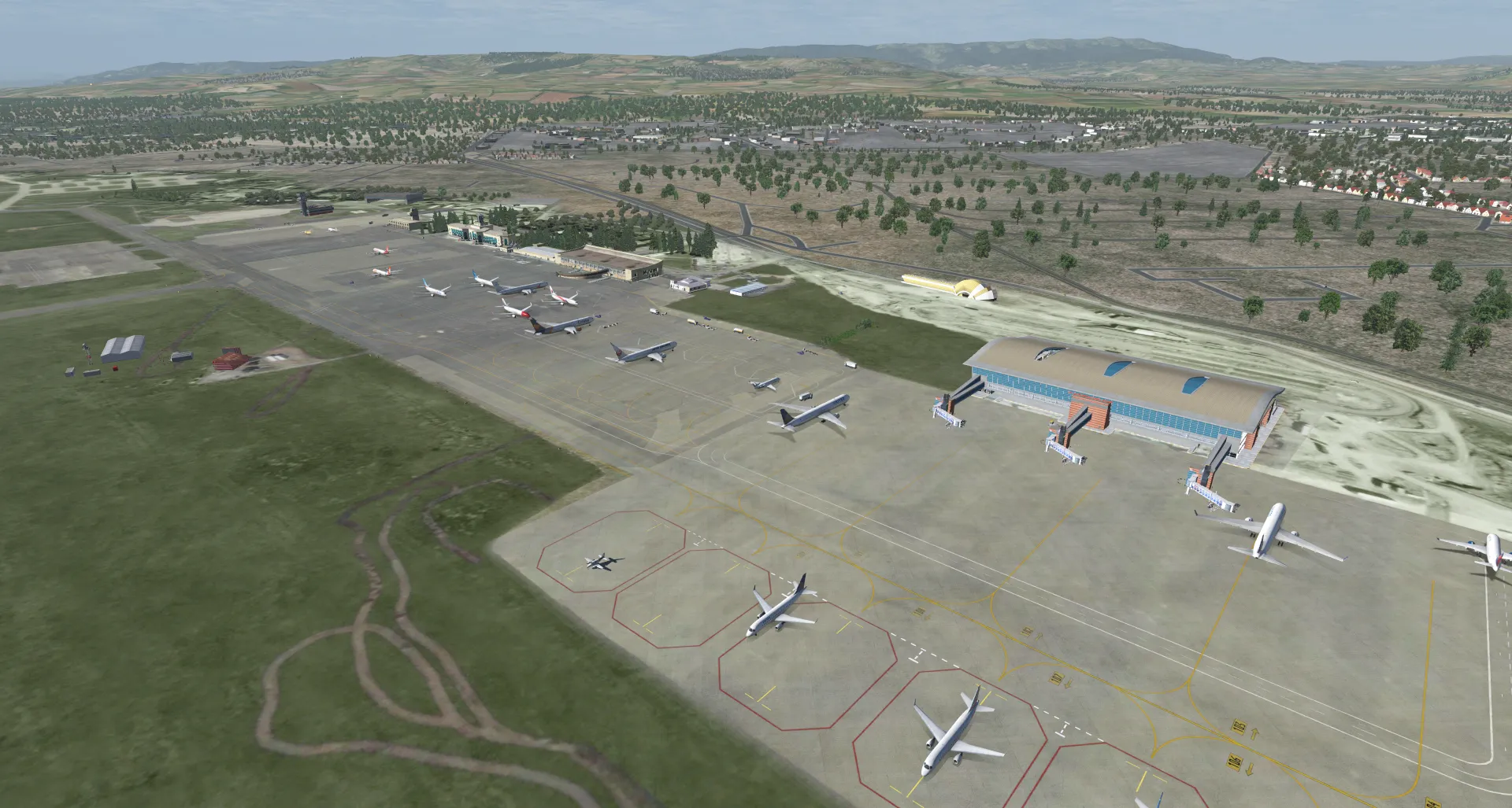 Аэропорт UGTB ( Тбилиси, Грузия )