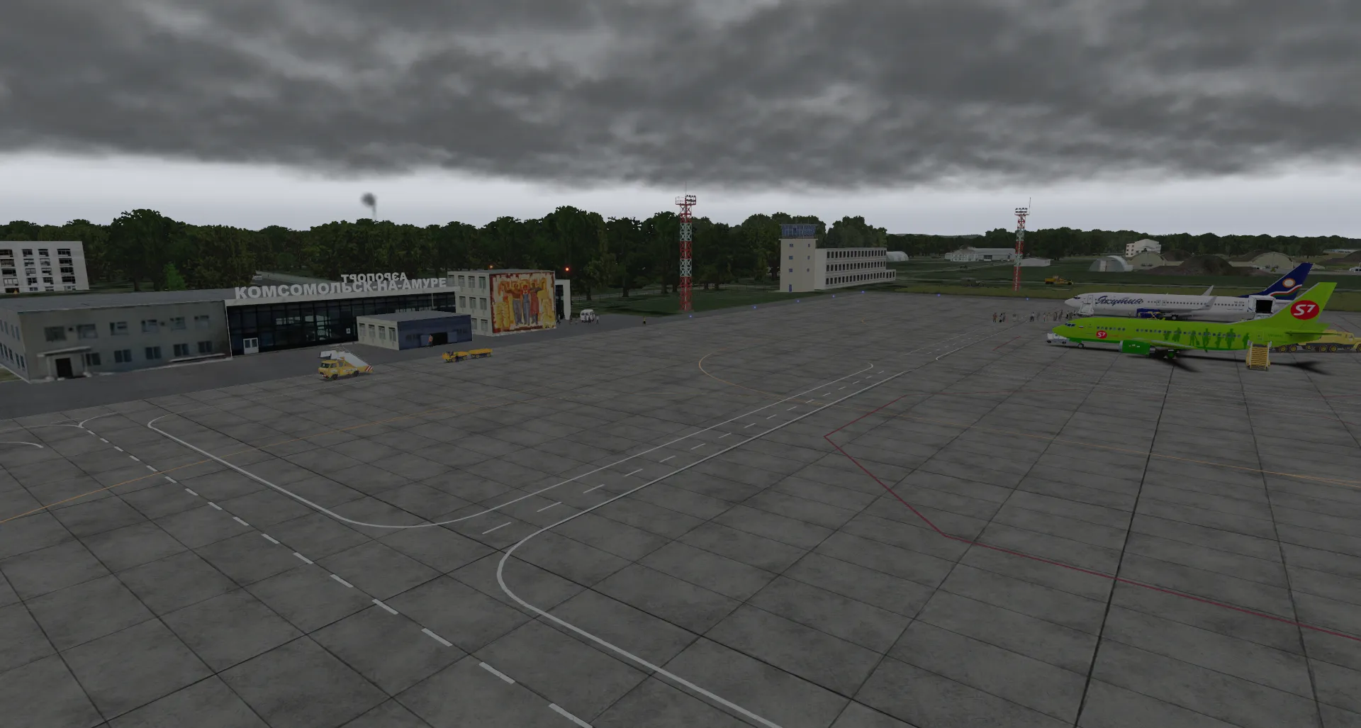 Аэропорт UHKK ( Комсомольск-на-Амуре, Россия )