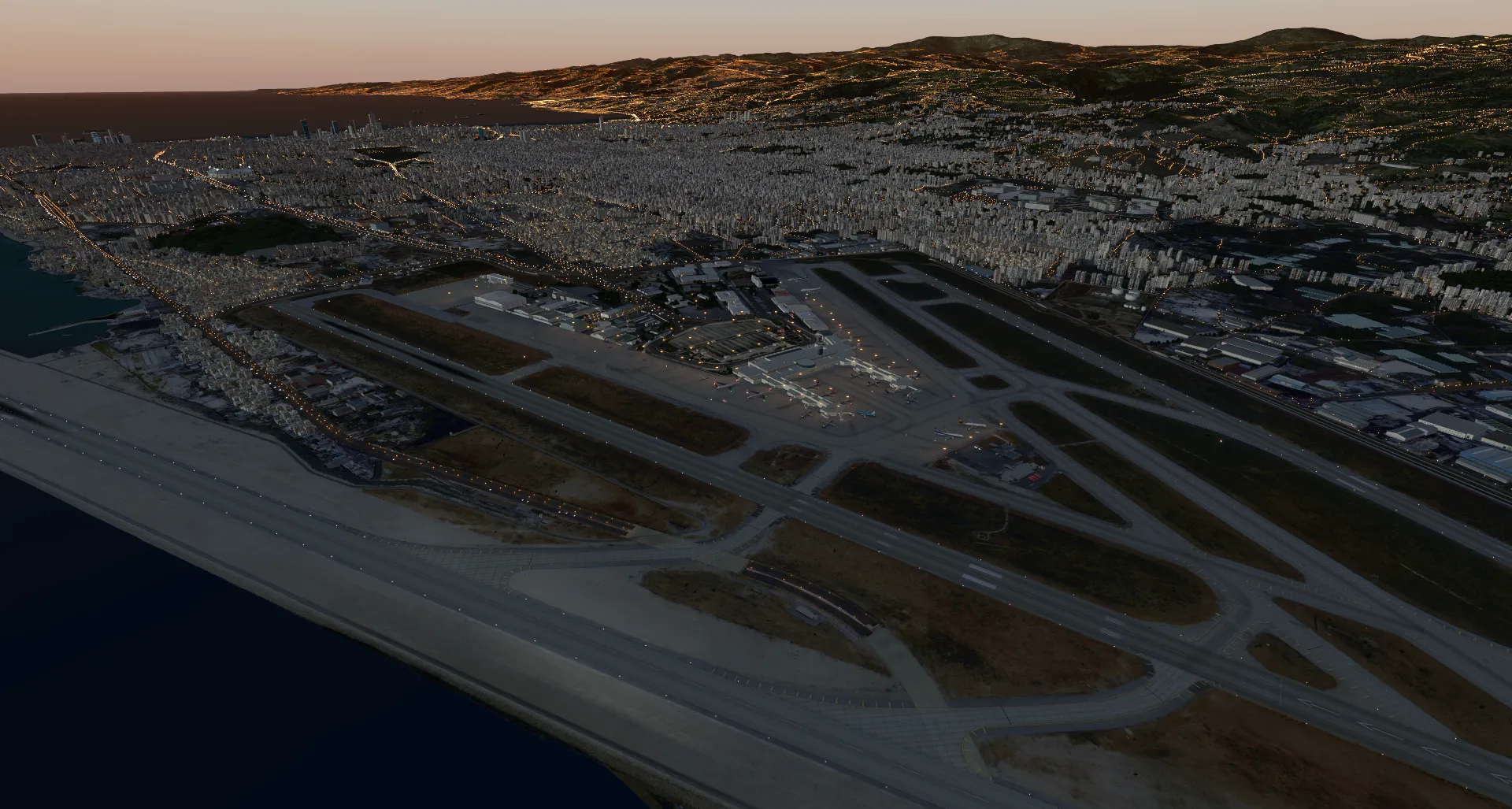 Аэропорт OLBA ( Бейрут, Ливан )