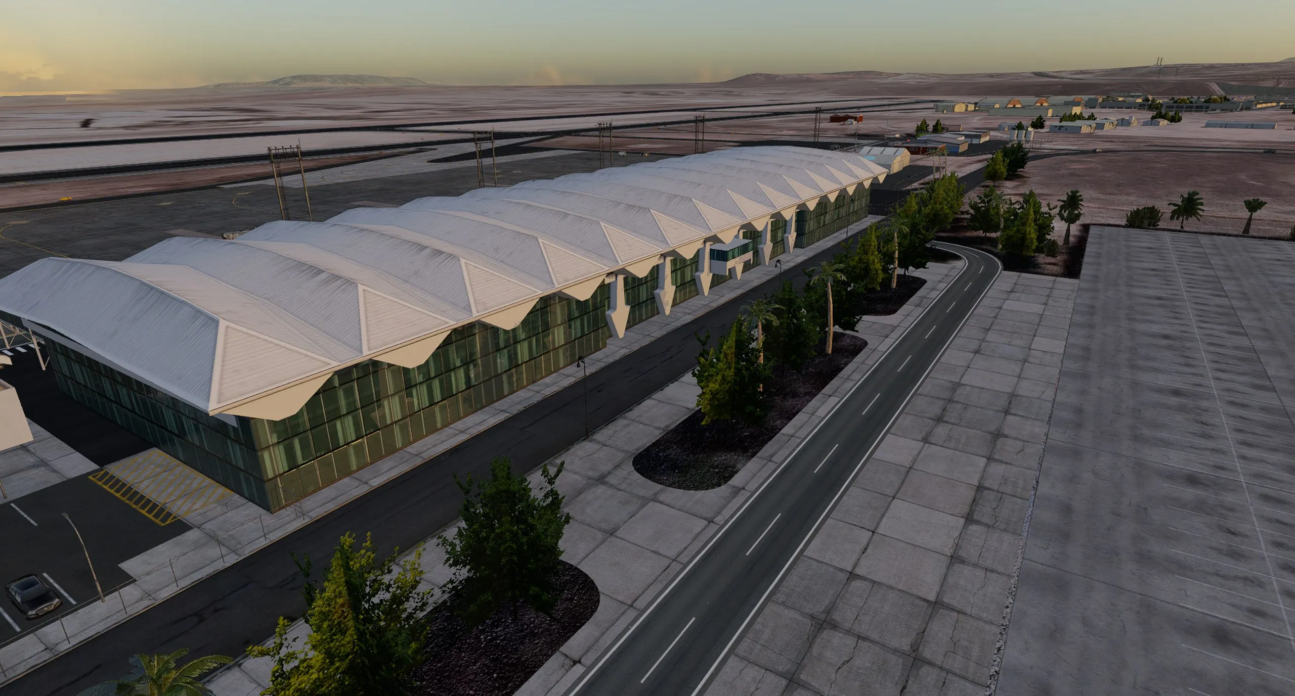 Аэропорт SCFA ( Антофагаста, Чили )