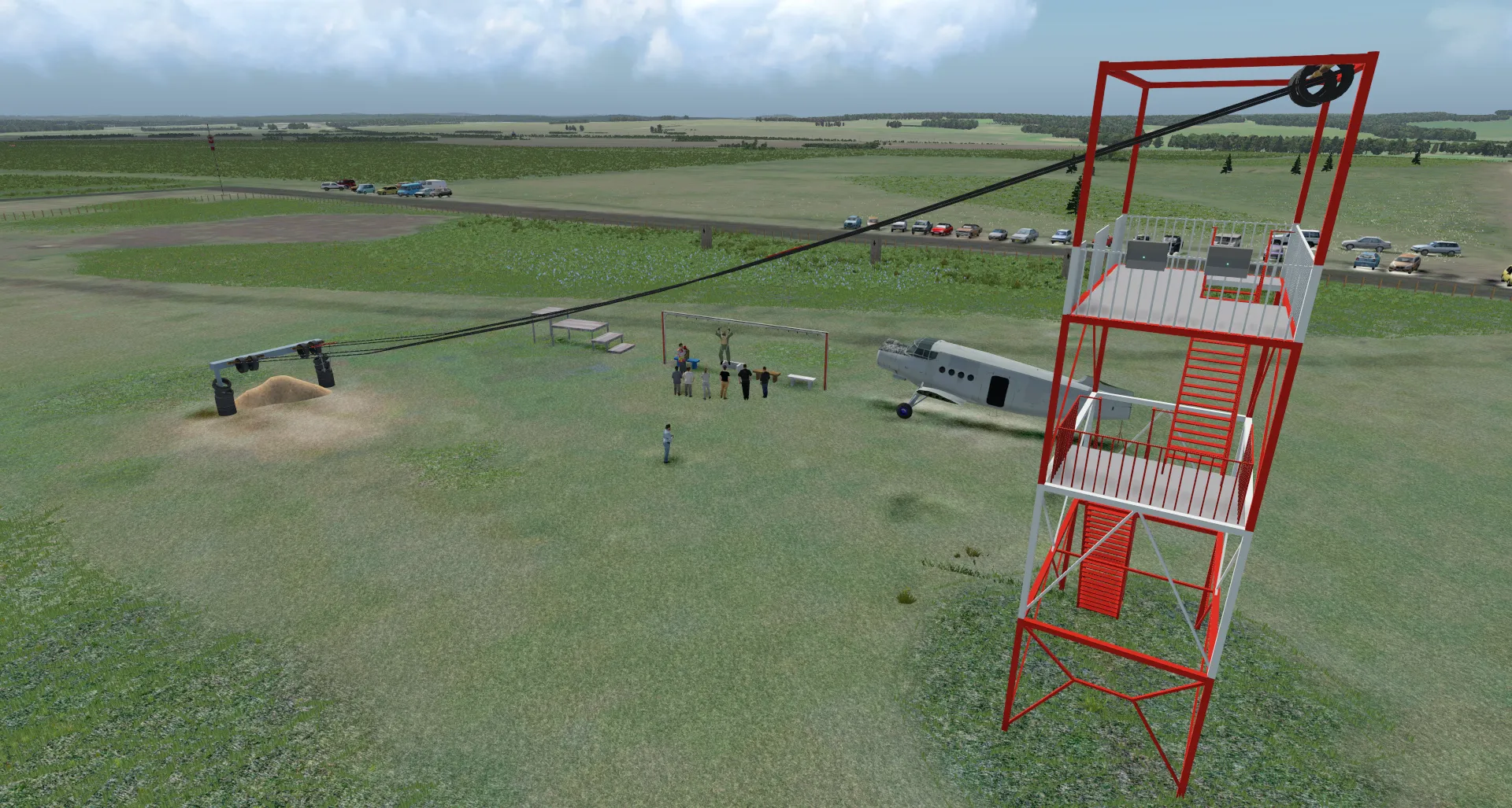 Аэродром UNQM ( Манский, Россия )