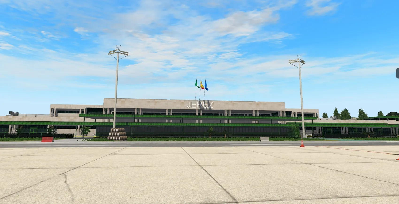 Аэропорт LEJR ( Кадис, Испания )