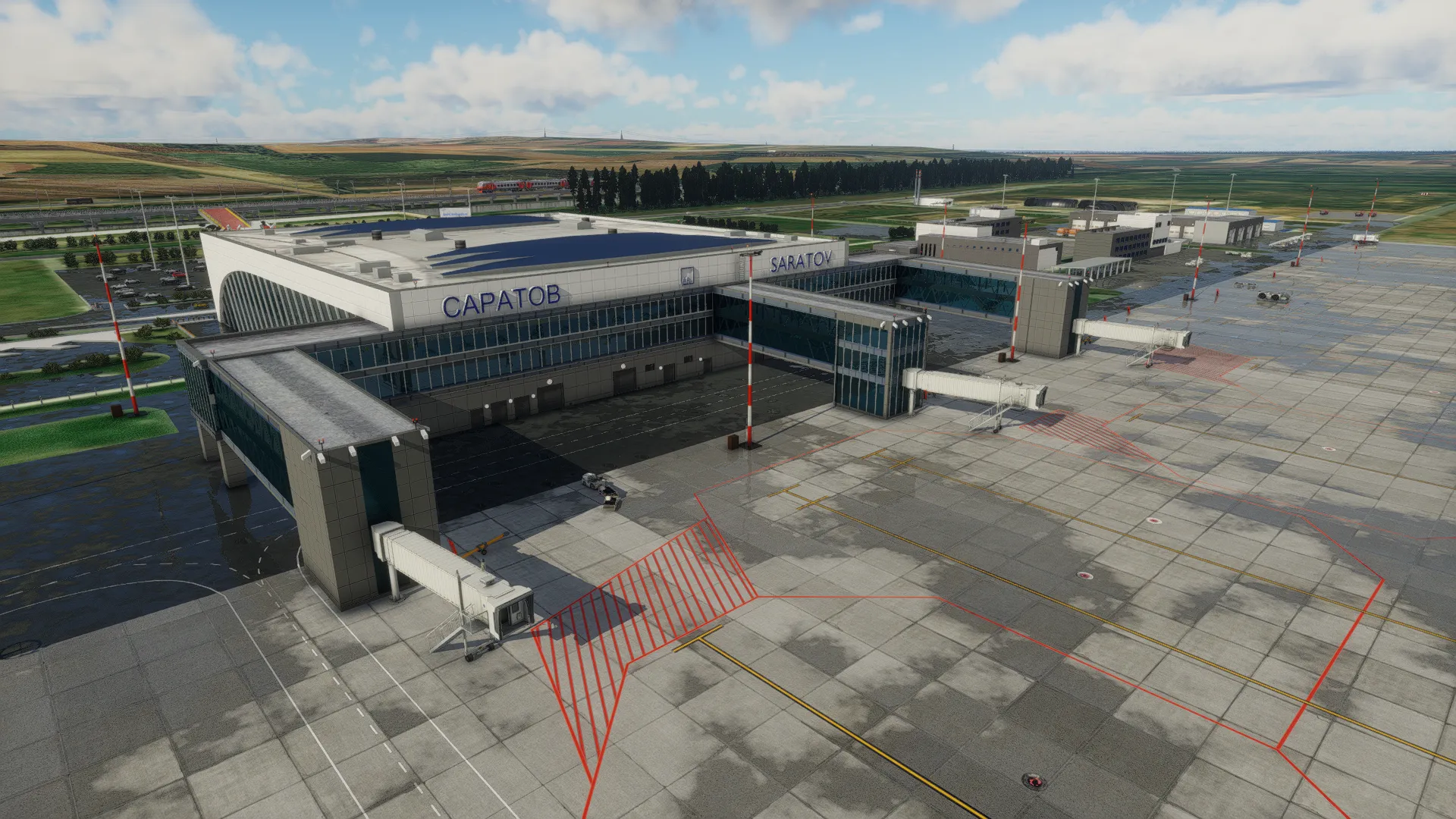 Аэропорт UWSG ( Саратов, Россия )