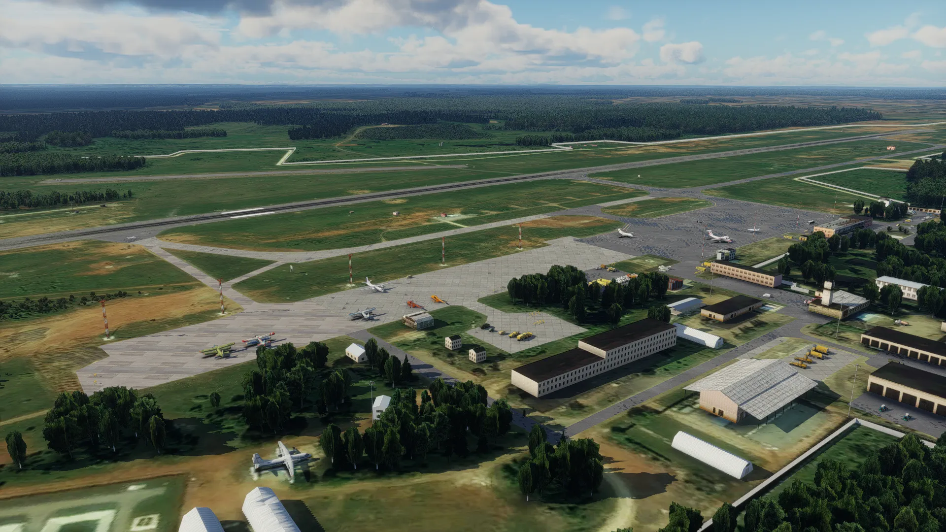 Аэропорт USKK ( Киров, Россия )