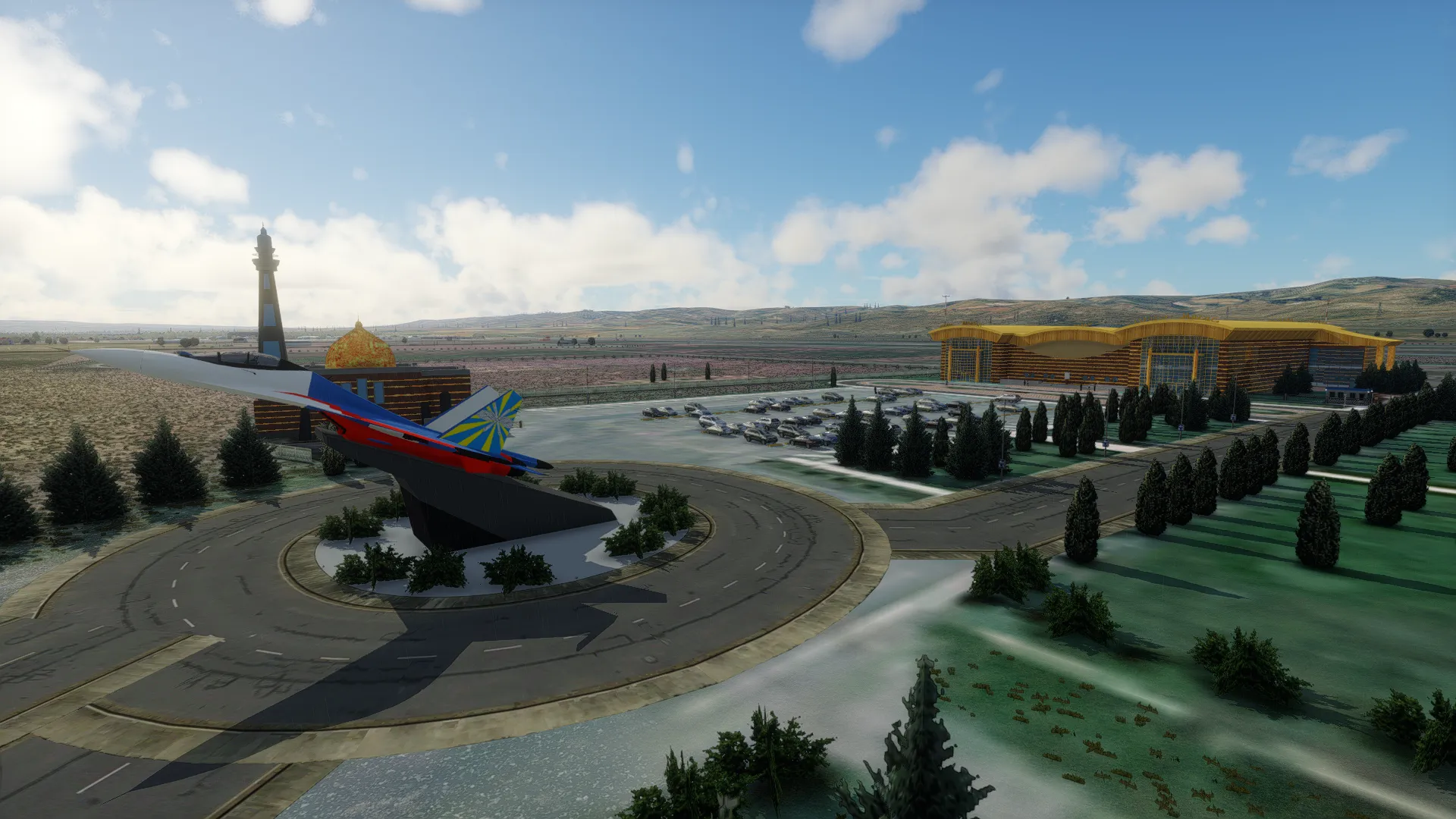 Аэропорт URMS ( Магас, Россия )