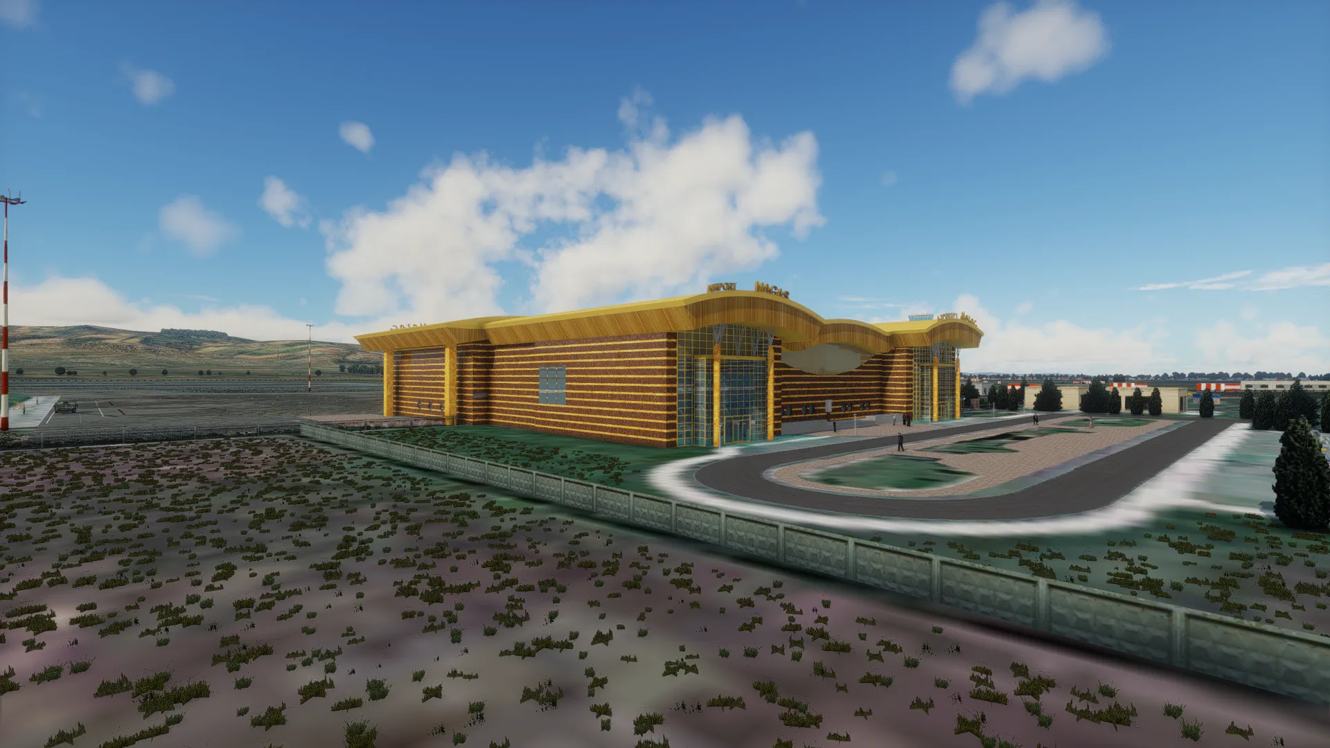 Аэропорт URMS ( Магас, Россия )