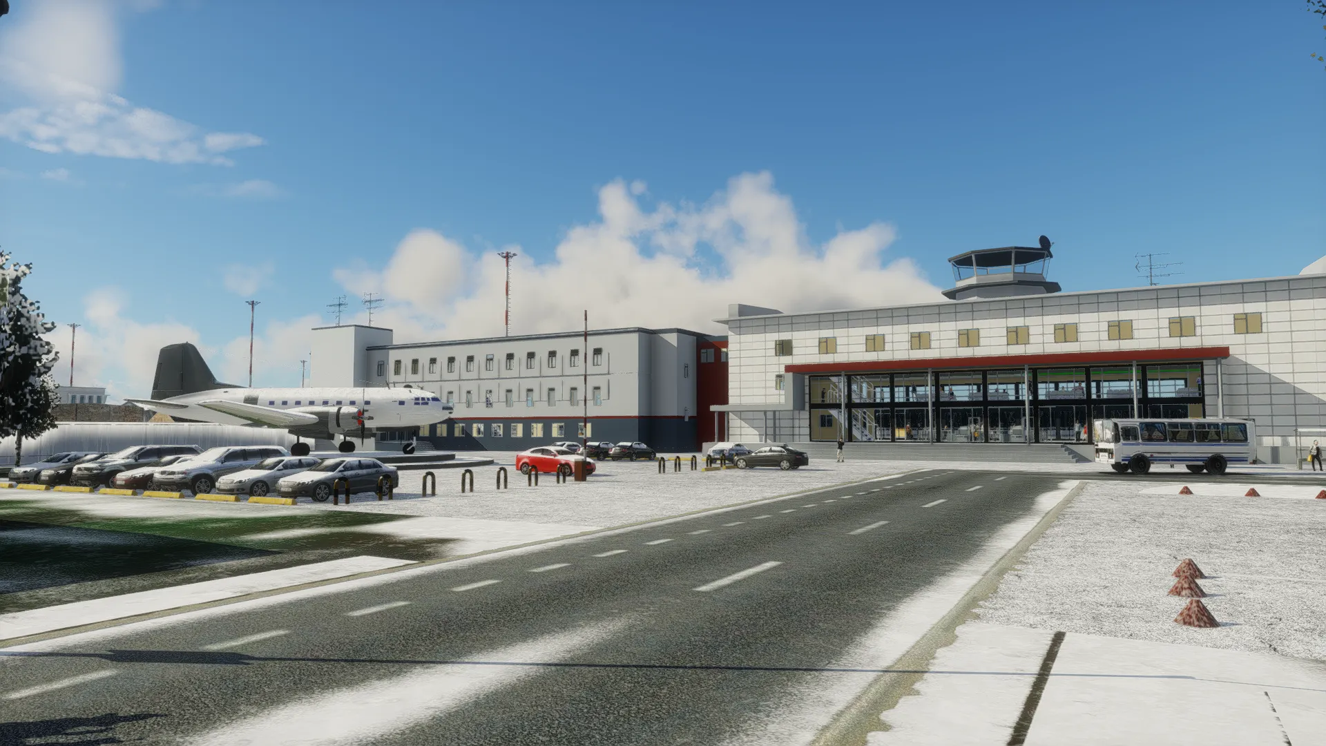 Аэропорт ULAA ( Архангельск, Россия )