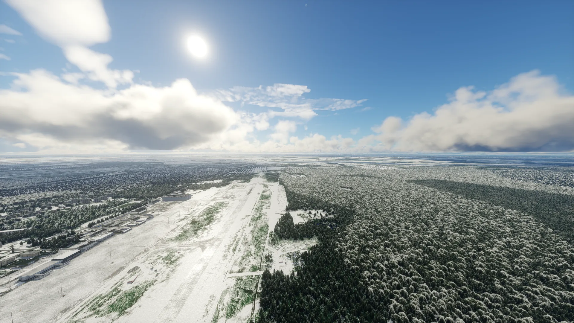 Аэропорт ULAA ( Архангельск, Россия )