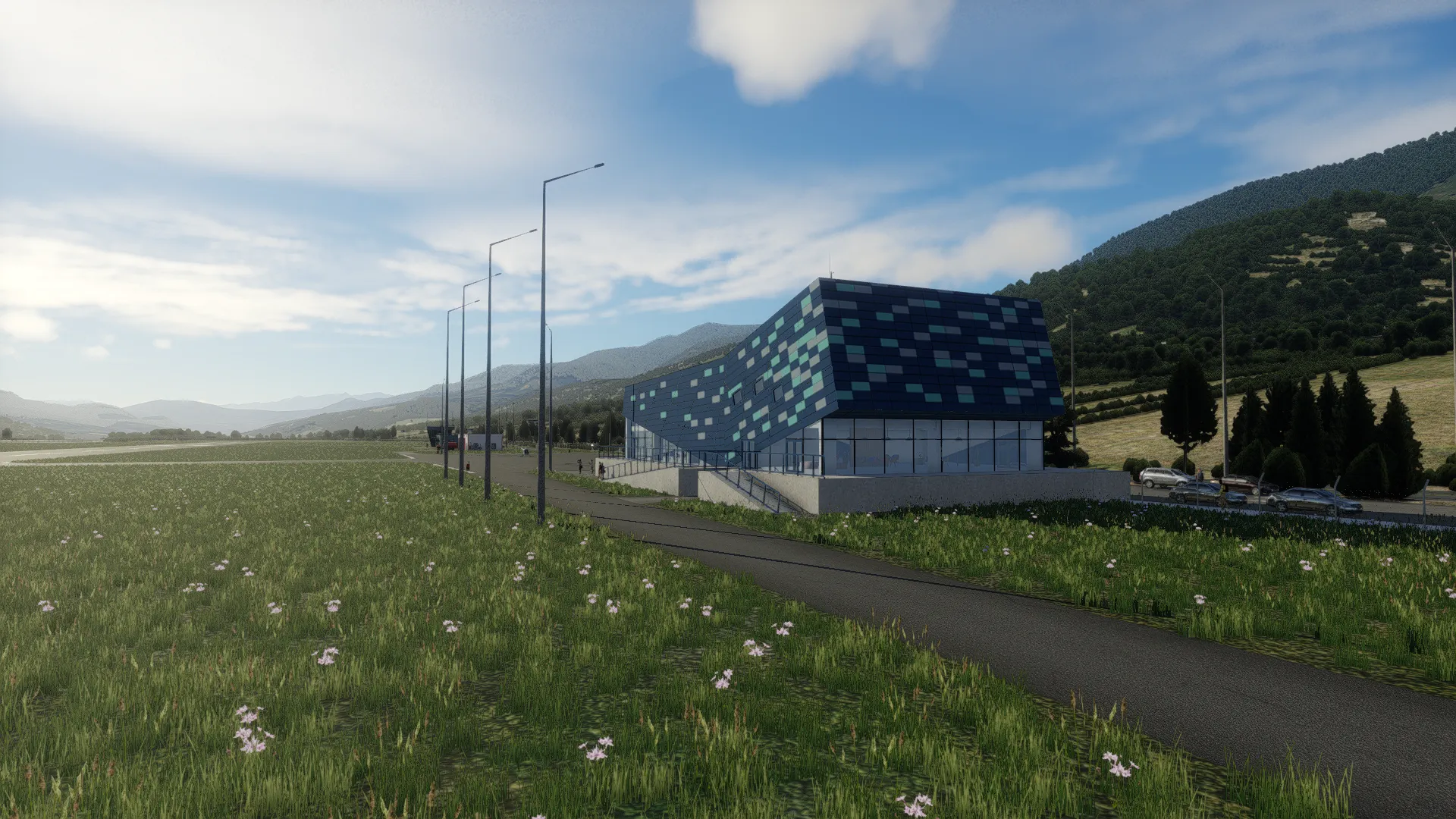 Аэропорт UGAM ( Амбролаури, Грузия )