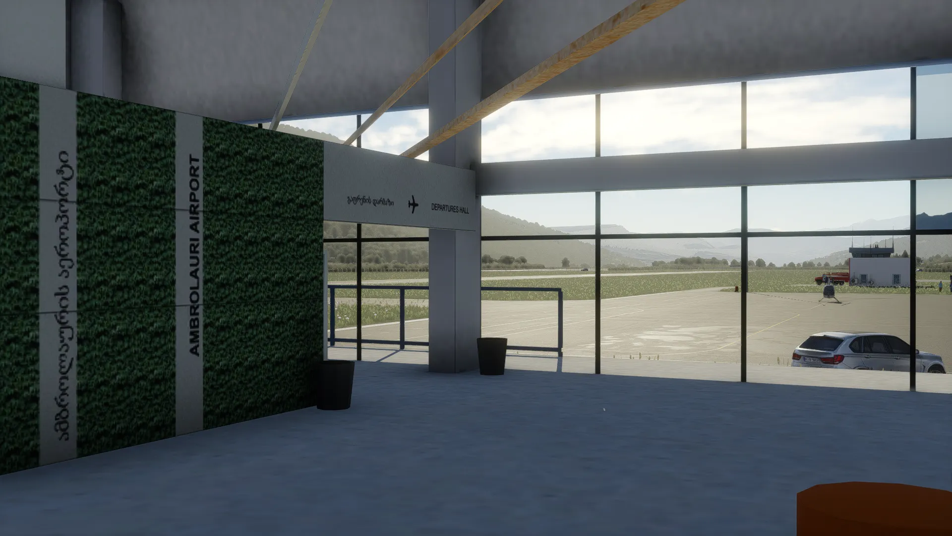 Аэропорт UGAM ( Амбролаури, Грузия )