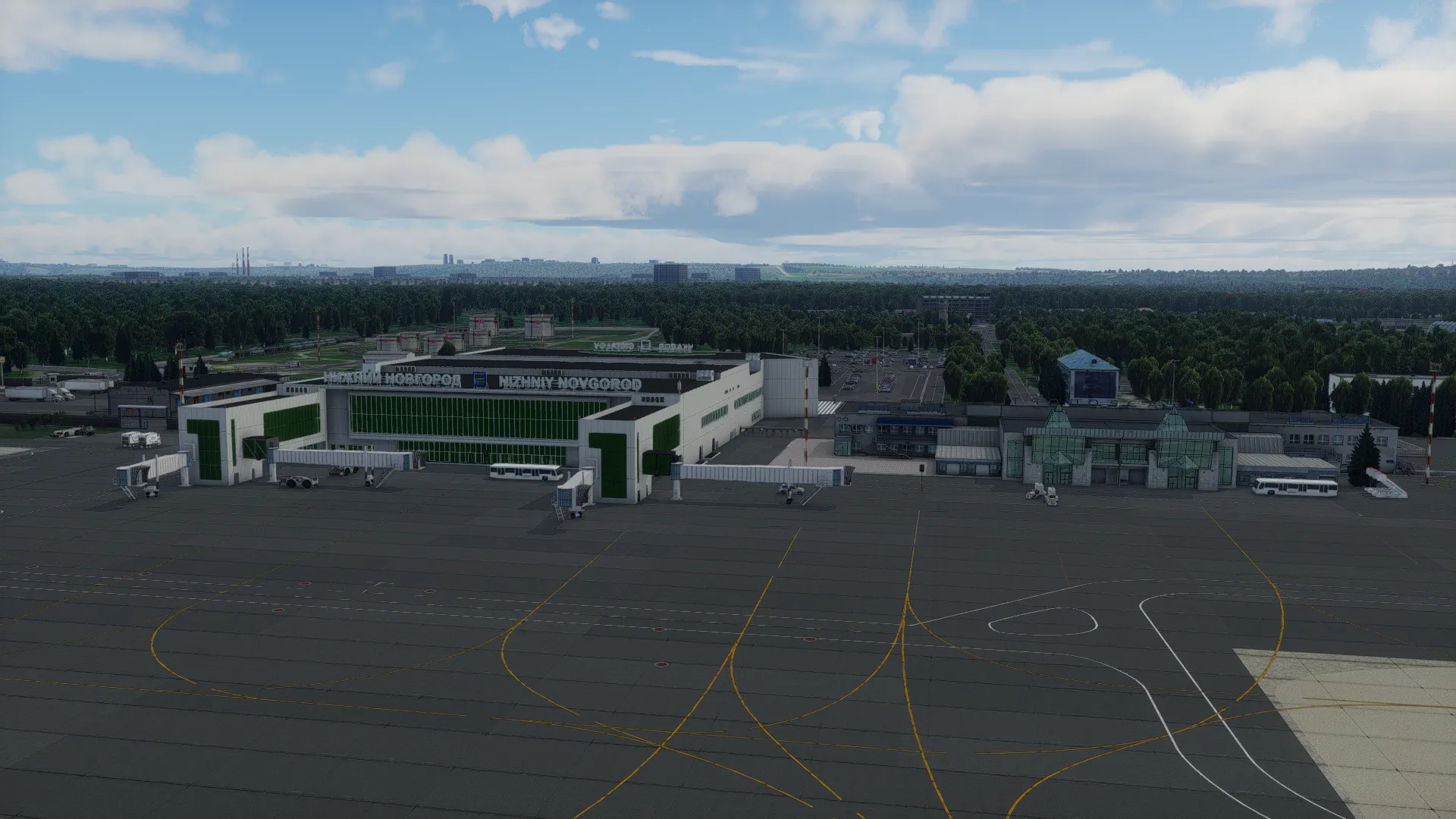 Аэропорт UWGG ( Нижний Новгород, Россия )