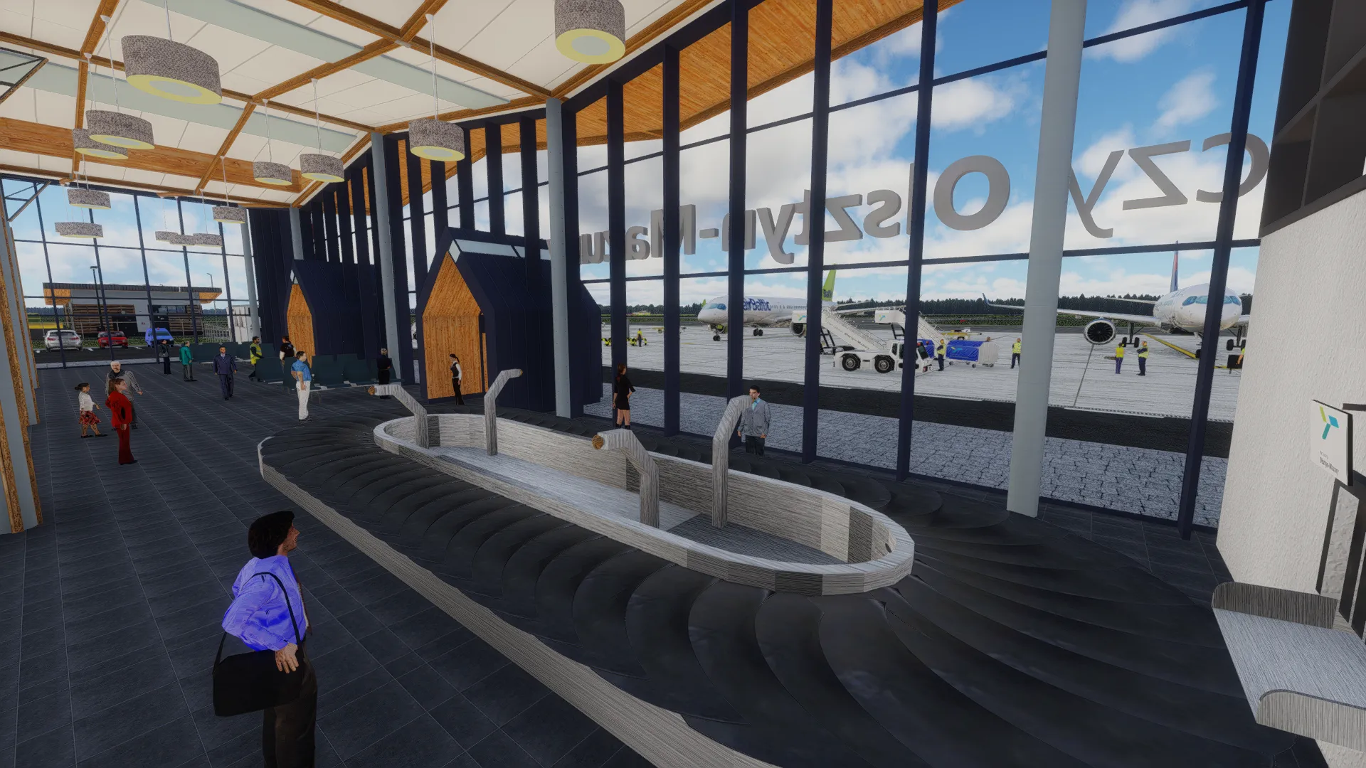 Аэропорт EPSY ( Шиманы, Польша )