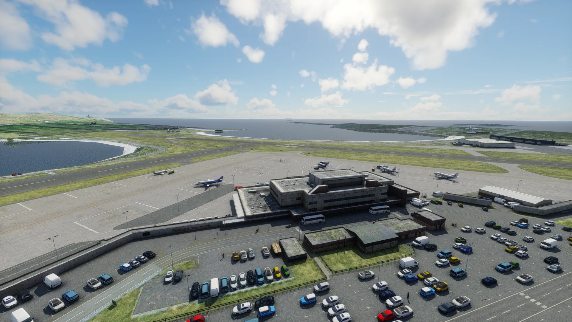 Аэропорт EGPB ( Самбург, Шотландия )