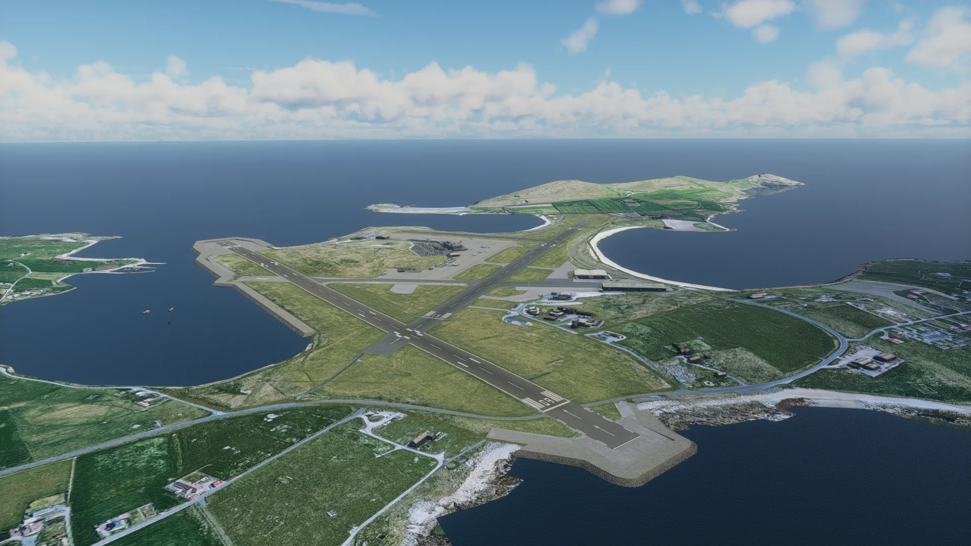 Аэропорт EGPB ( Самбург, Шотландия )