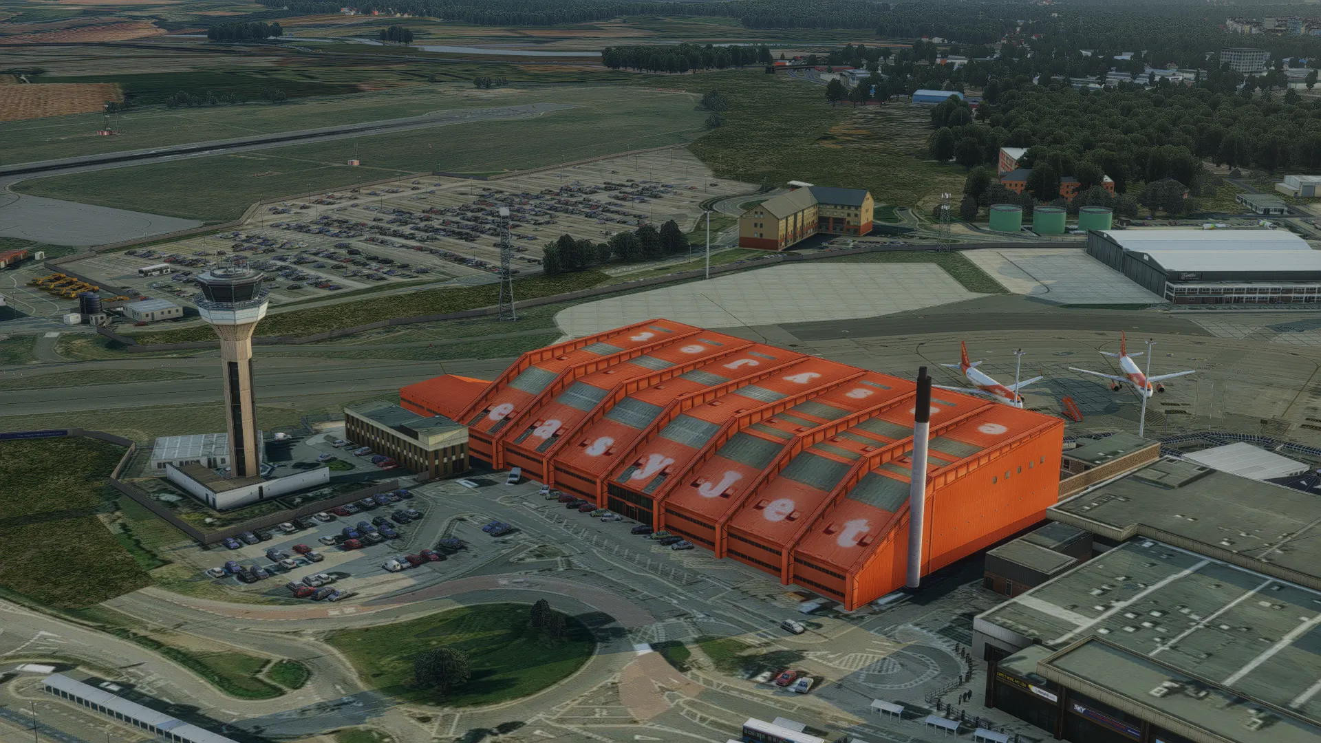 Аэропорт EGGW ( Лутон, Великобритания )