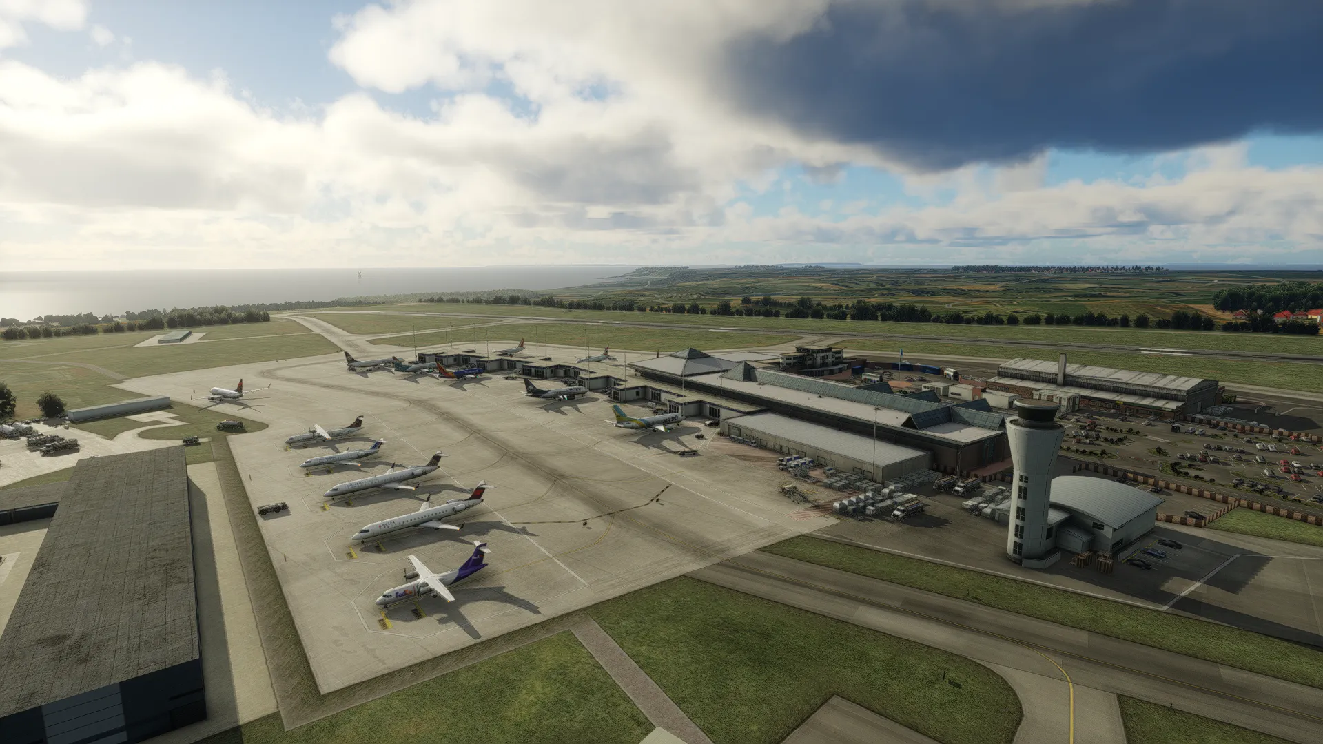 Аэропорт EGJJ ( Джерси, Великобритания )