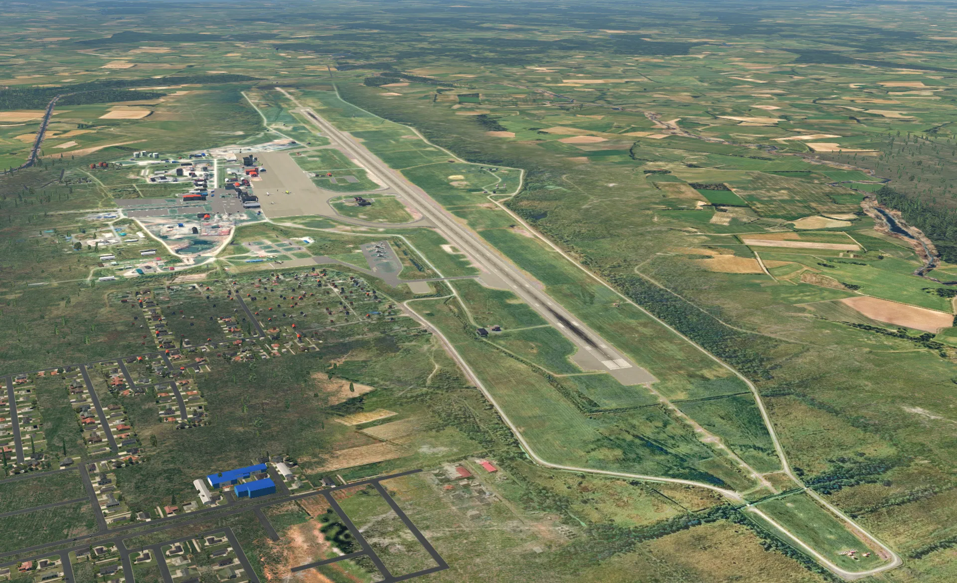 Аэропорт UHSS ( Южно-Сахалинск, Россия )