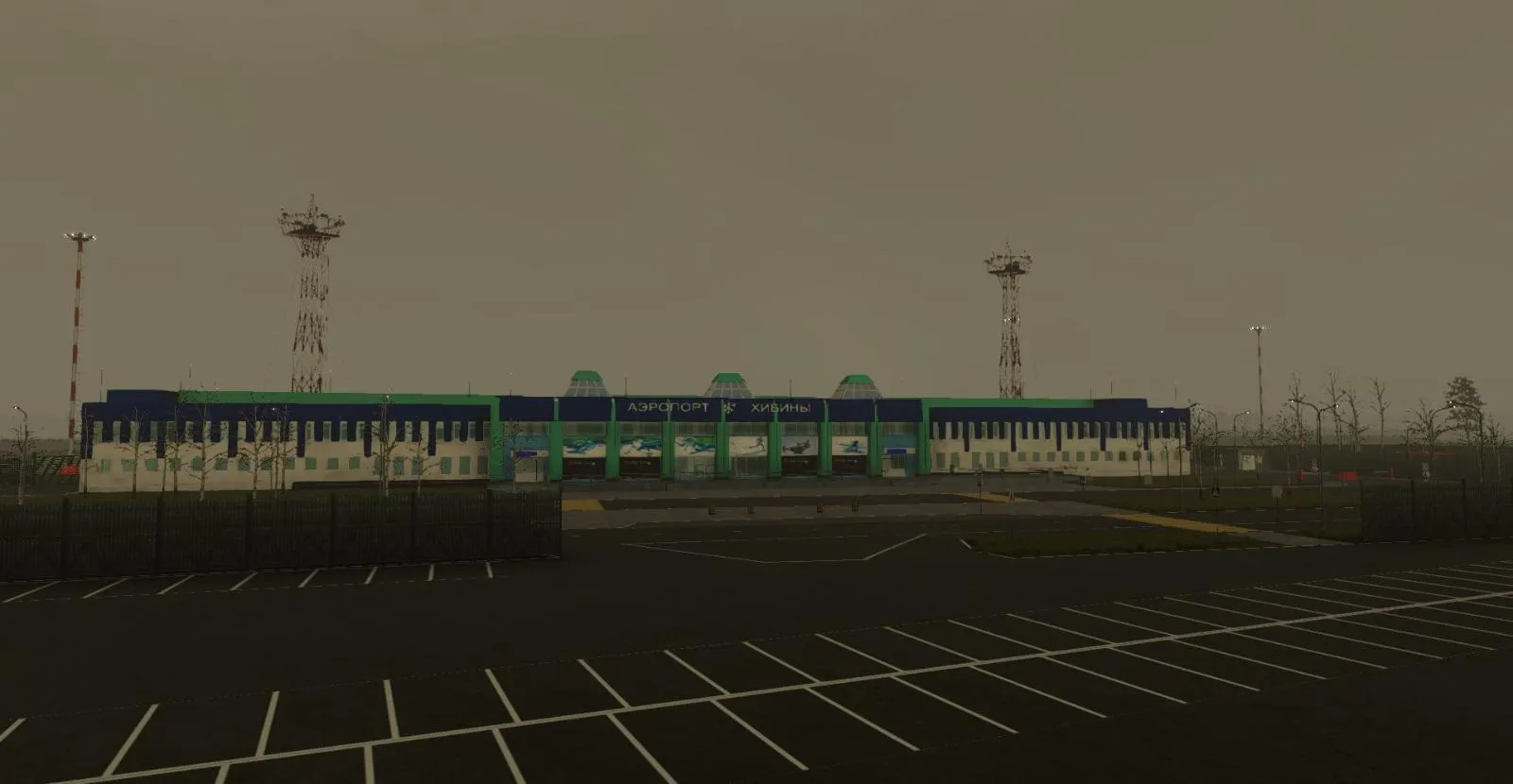 Аэропорт ULMK ( Апатиты, Россия )