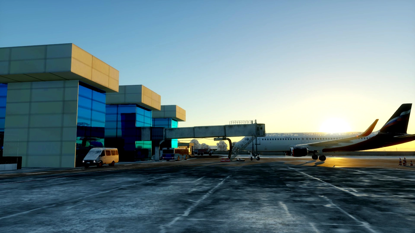 Аэропорт URMO ( Владикавказ, Россия )