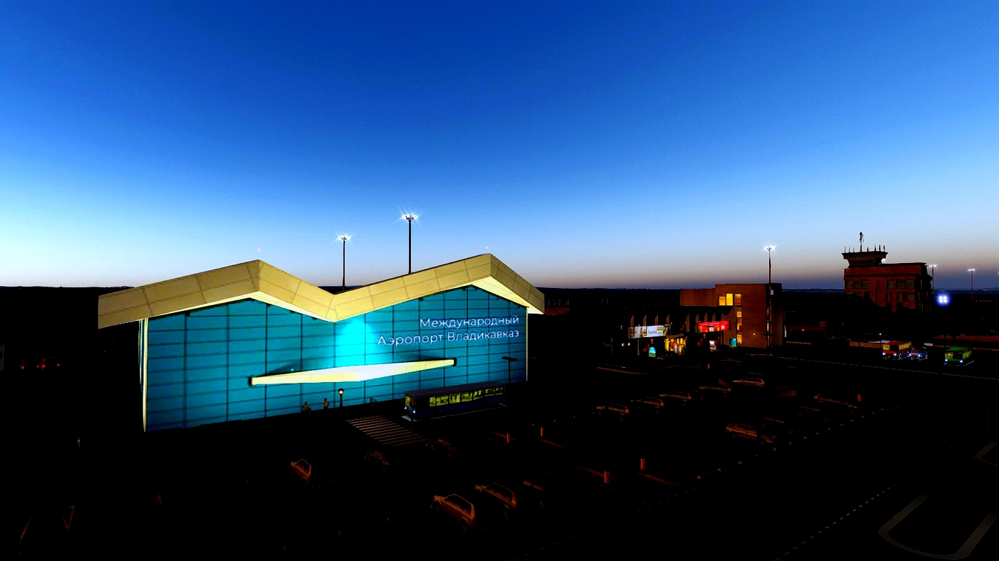 Аэропорт URMO ( Владикавказ, Россия )