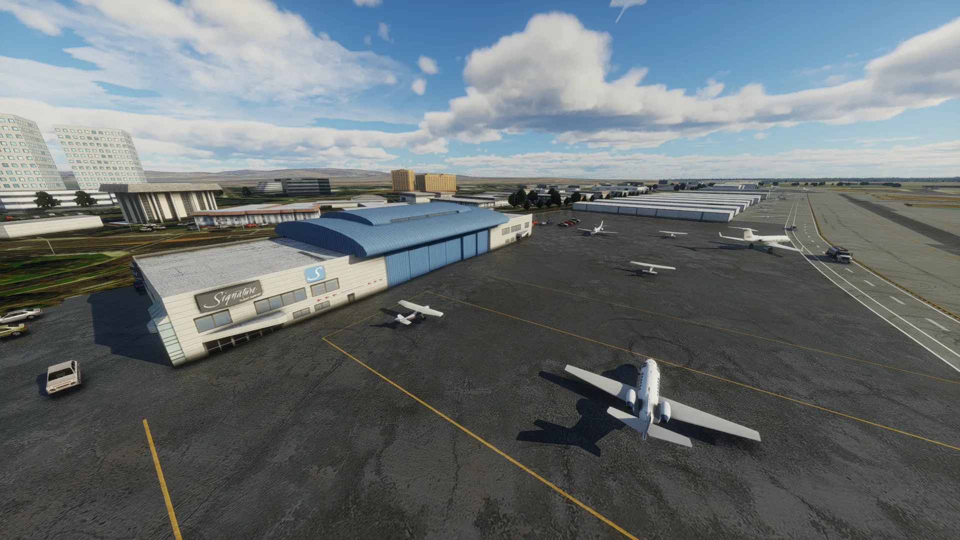 Аэропорт KSNA ( Ориндж, США )