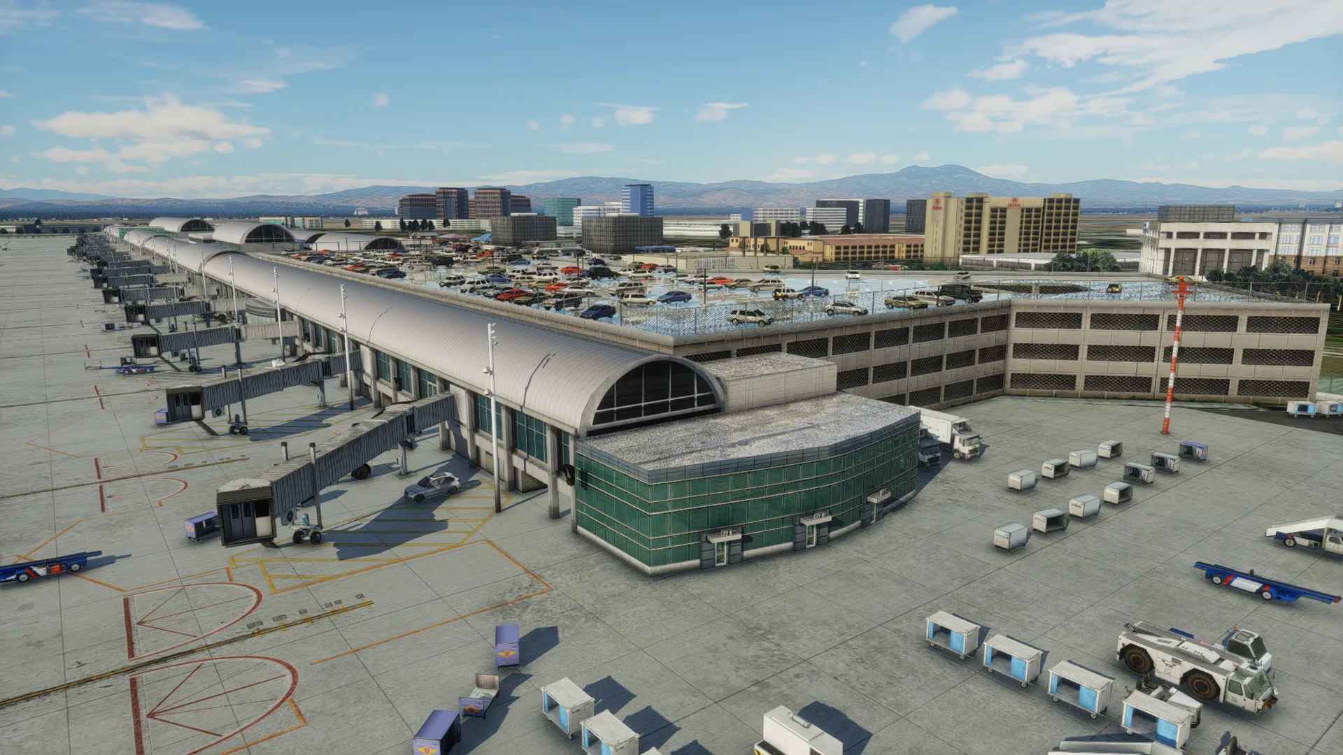 Аэропорт KSNA ( Ориндж, США )