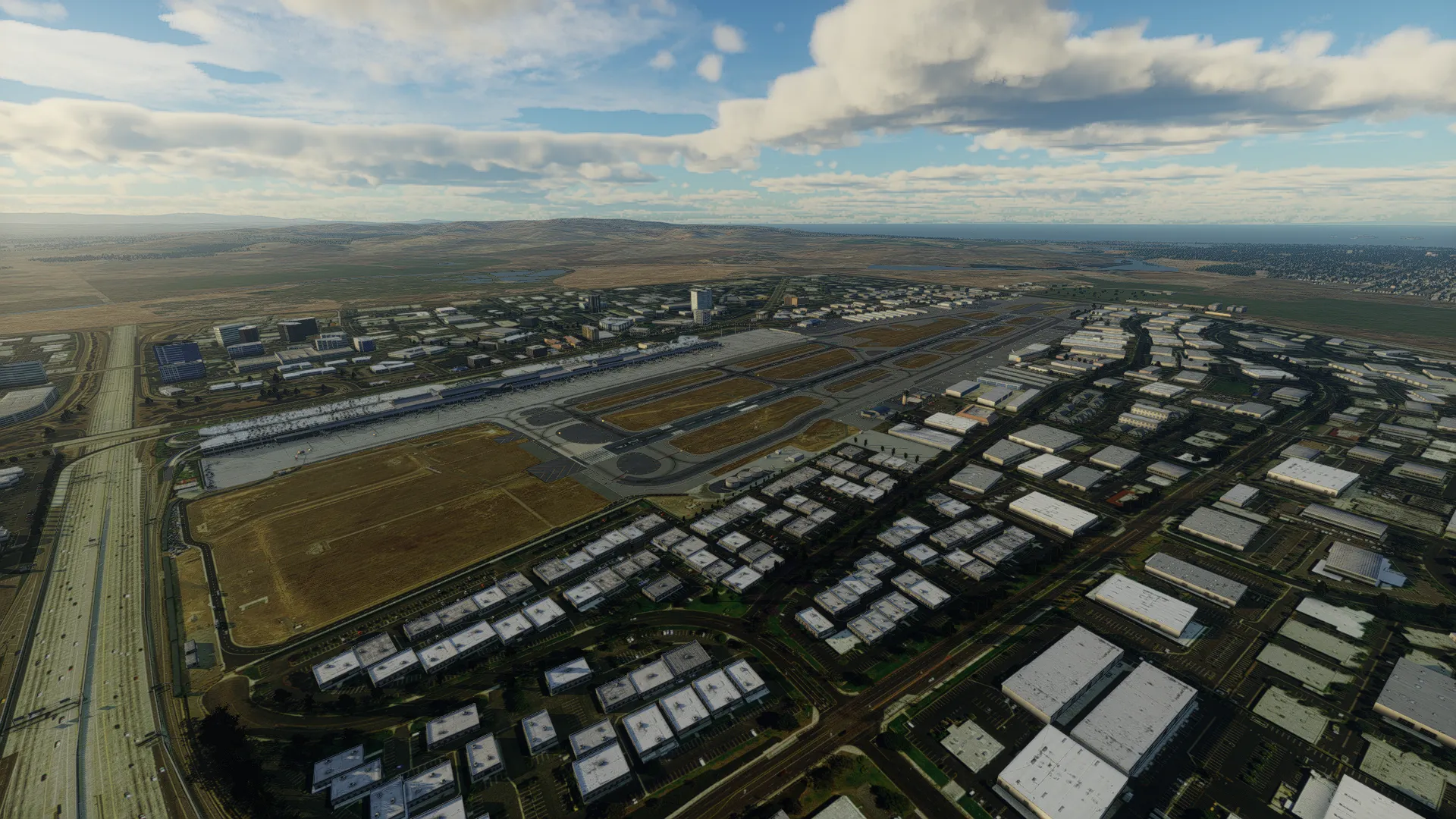 Аэропорт KSNA ( Ориндж, США )